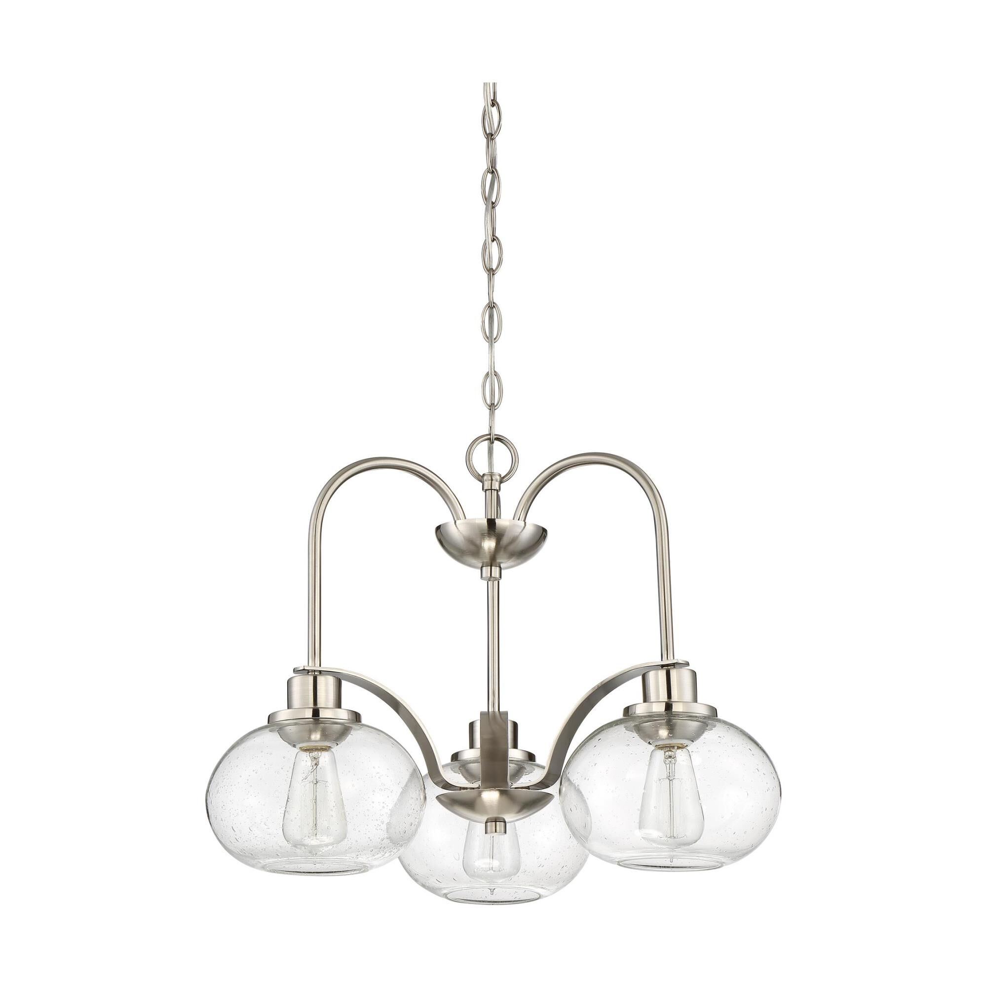 Trilogy 22 Inch 3 Light Mini Chandelier by Quoizel
