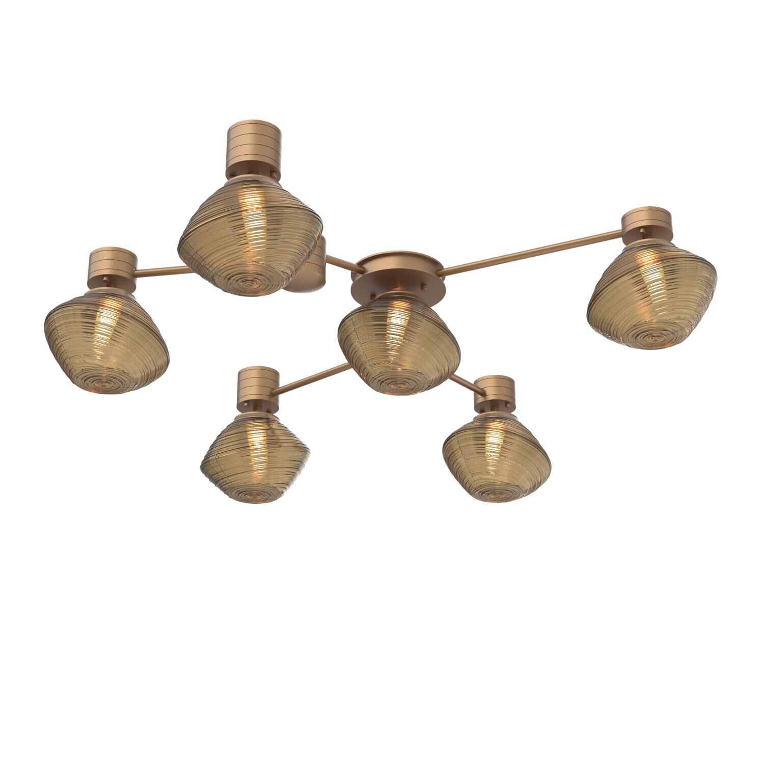 Levi Wilson Mesa 37 Inch Semi Flush Mount by Hammerton Studio