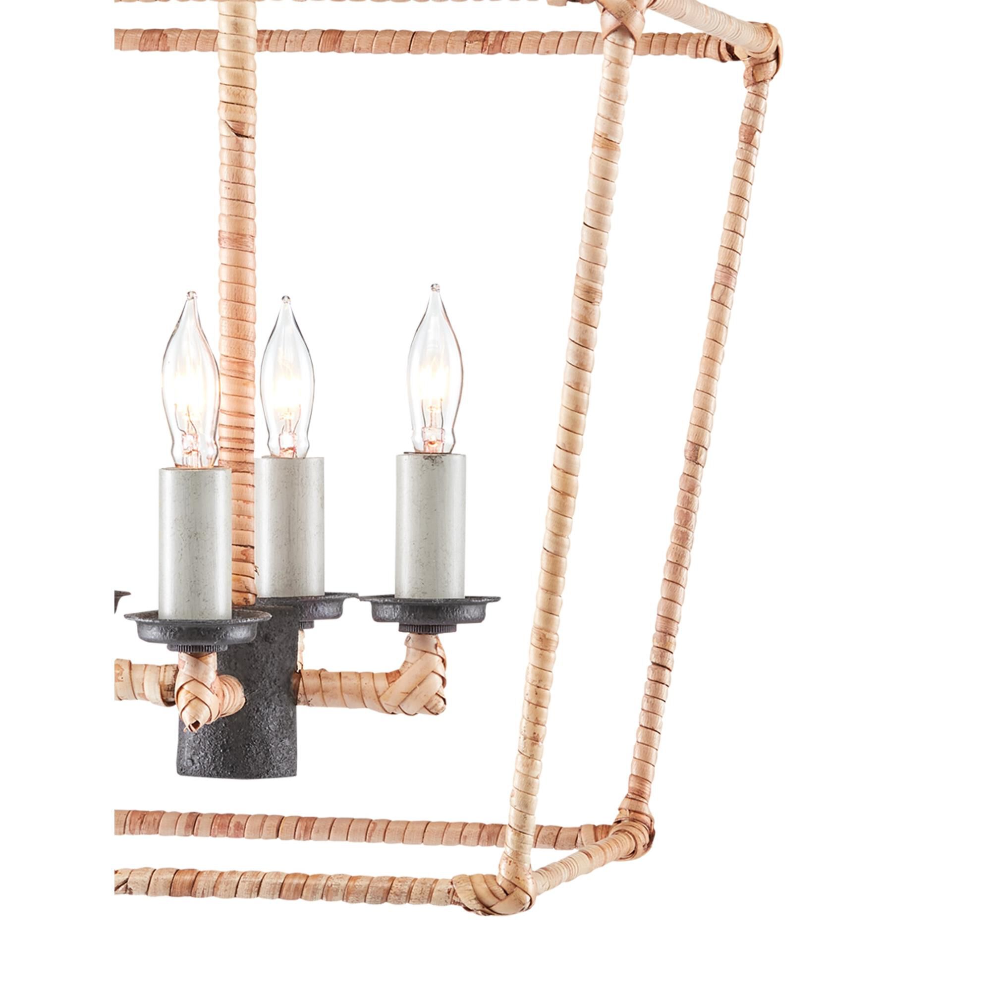 Denison 12 Inch Cage Pendant by Currey and Company