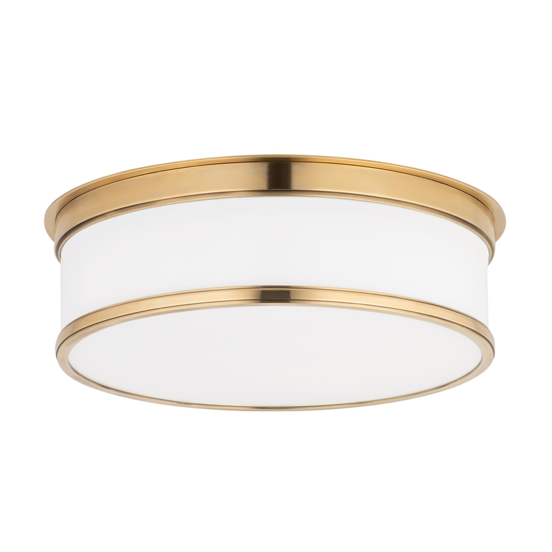 Geneva 15 Inch 3 Light Flush Mount by Hudson Valley Lighting