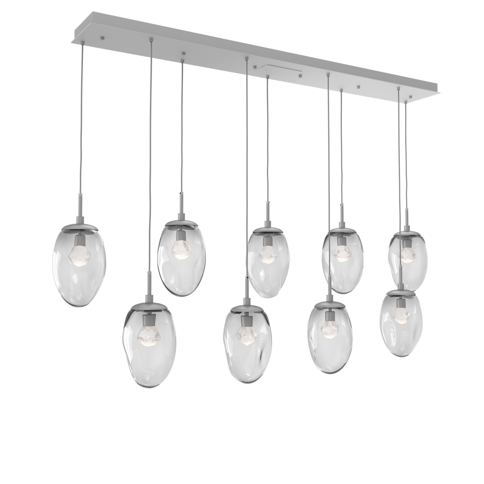 Shown in Classic Silver finish and Zircon Inner And Clear Outer glass