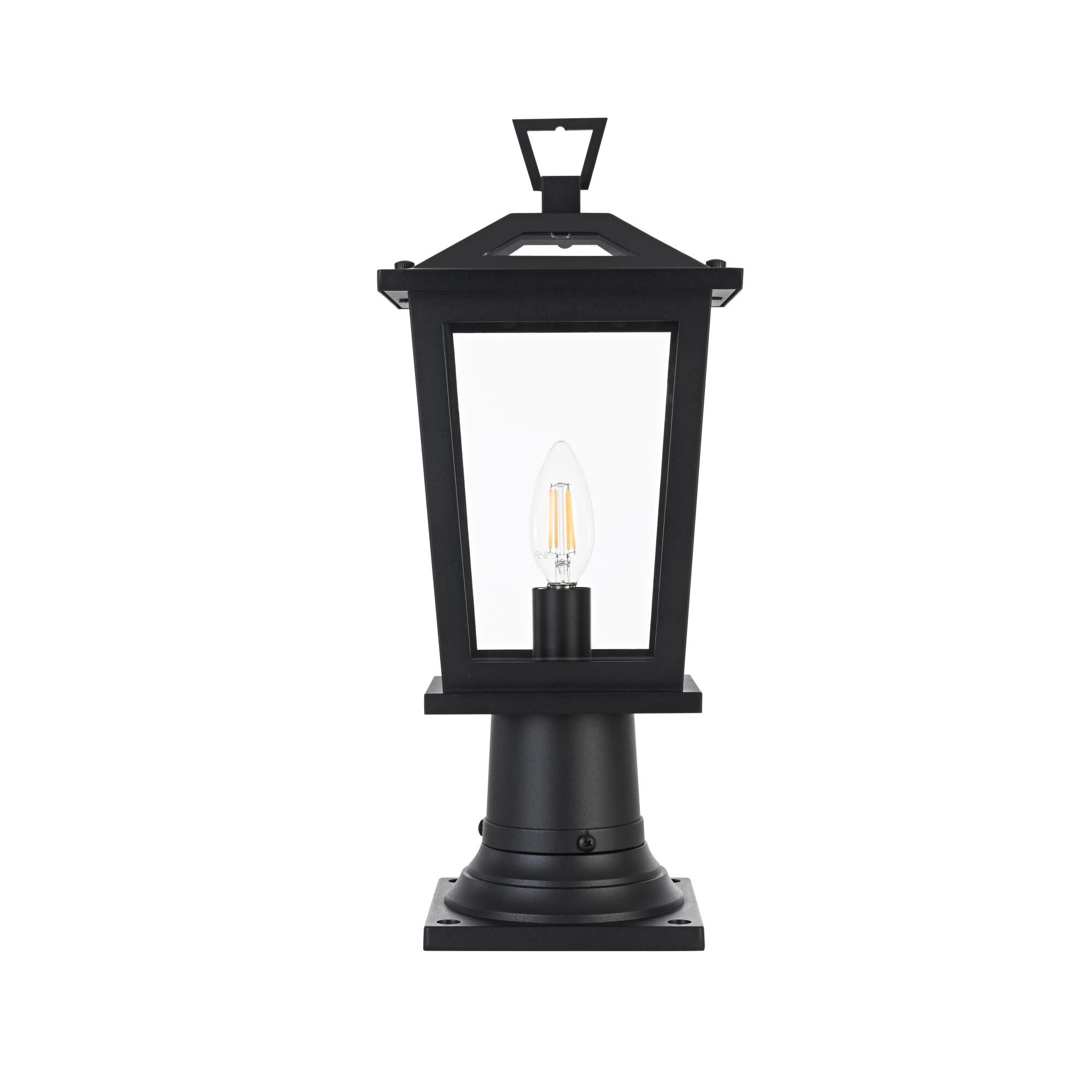 Berks 17 Inch Outdoor Post Lamp by Elegant Lighting