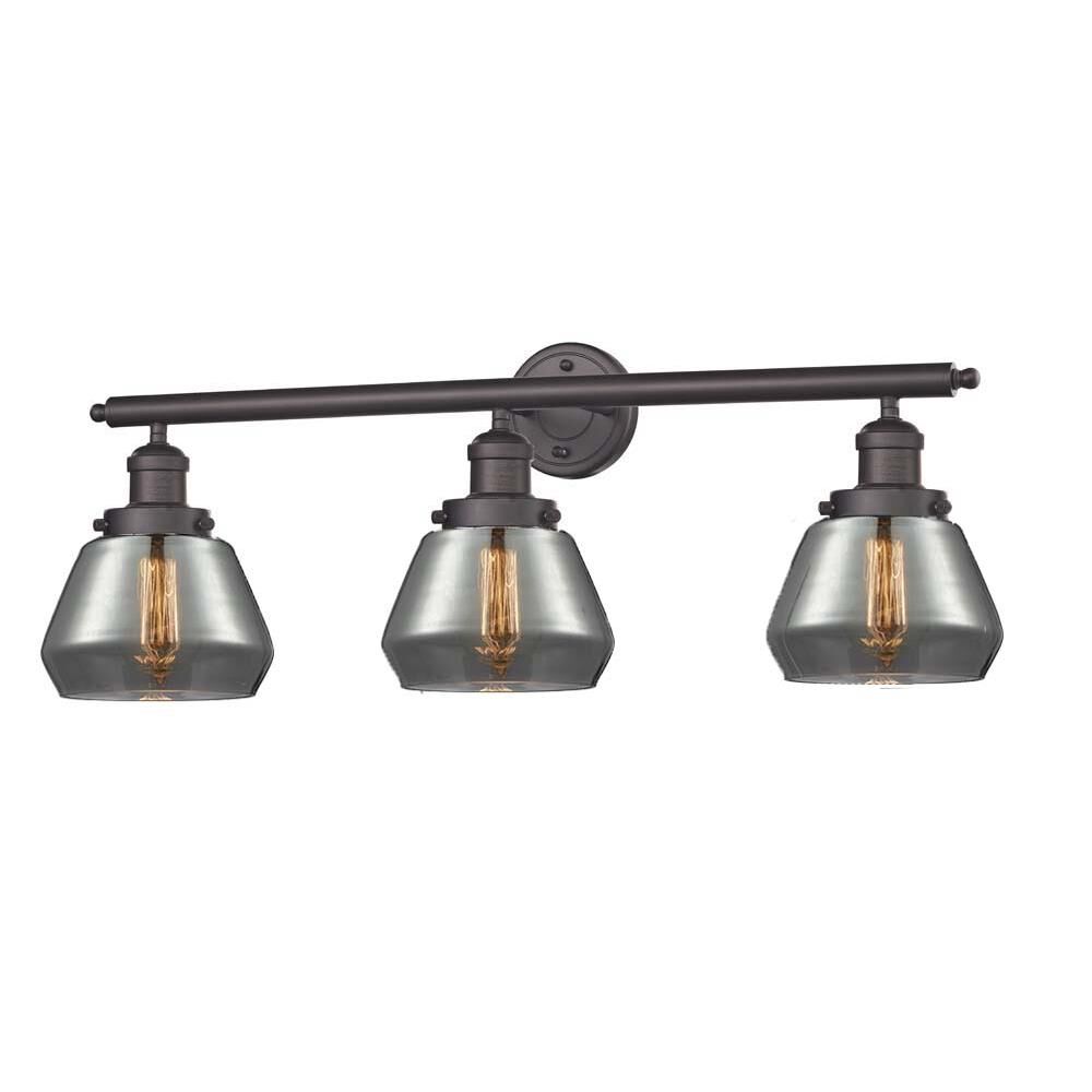 Shown in Oil Rubbed Bronze finish and Plated Smoked glass