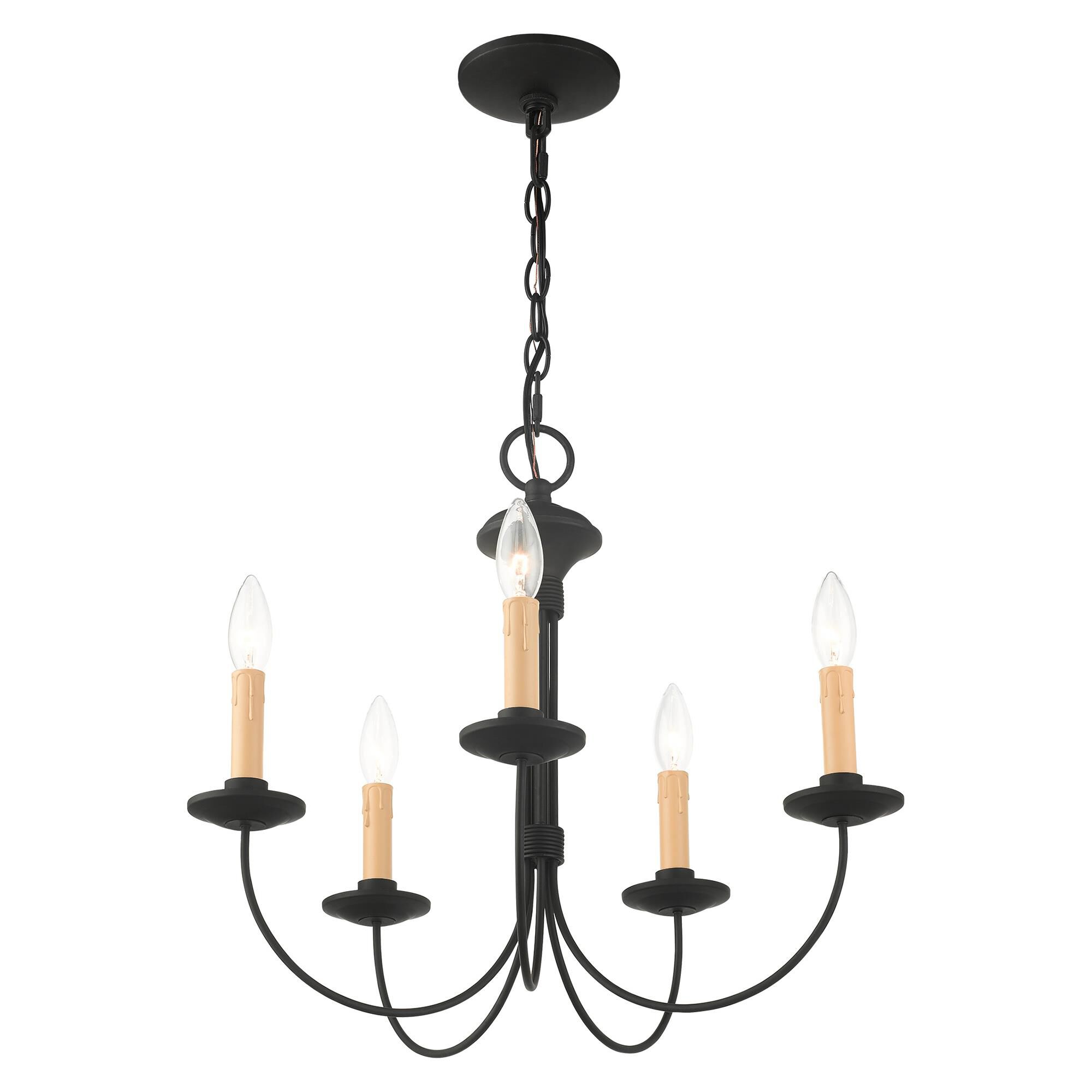 Heritage 20 Inch 5 Light Mini Chandelier by Livex Lighting