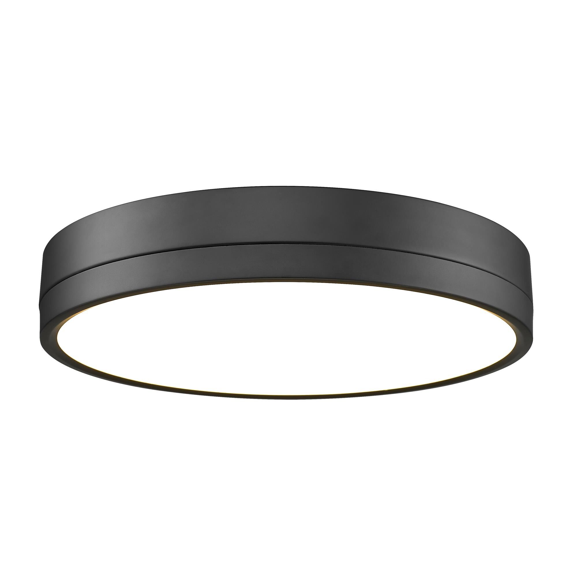 Shown in Matte Black finish and Frosted glass and Frosted shade