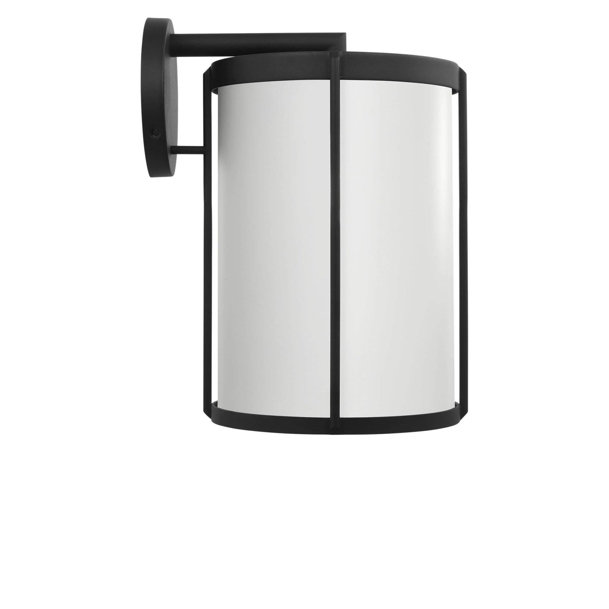 Shown in Textured Black finish and White Aluminum shade