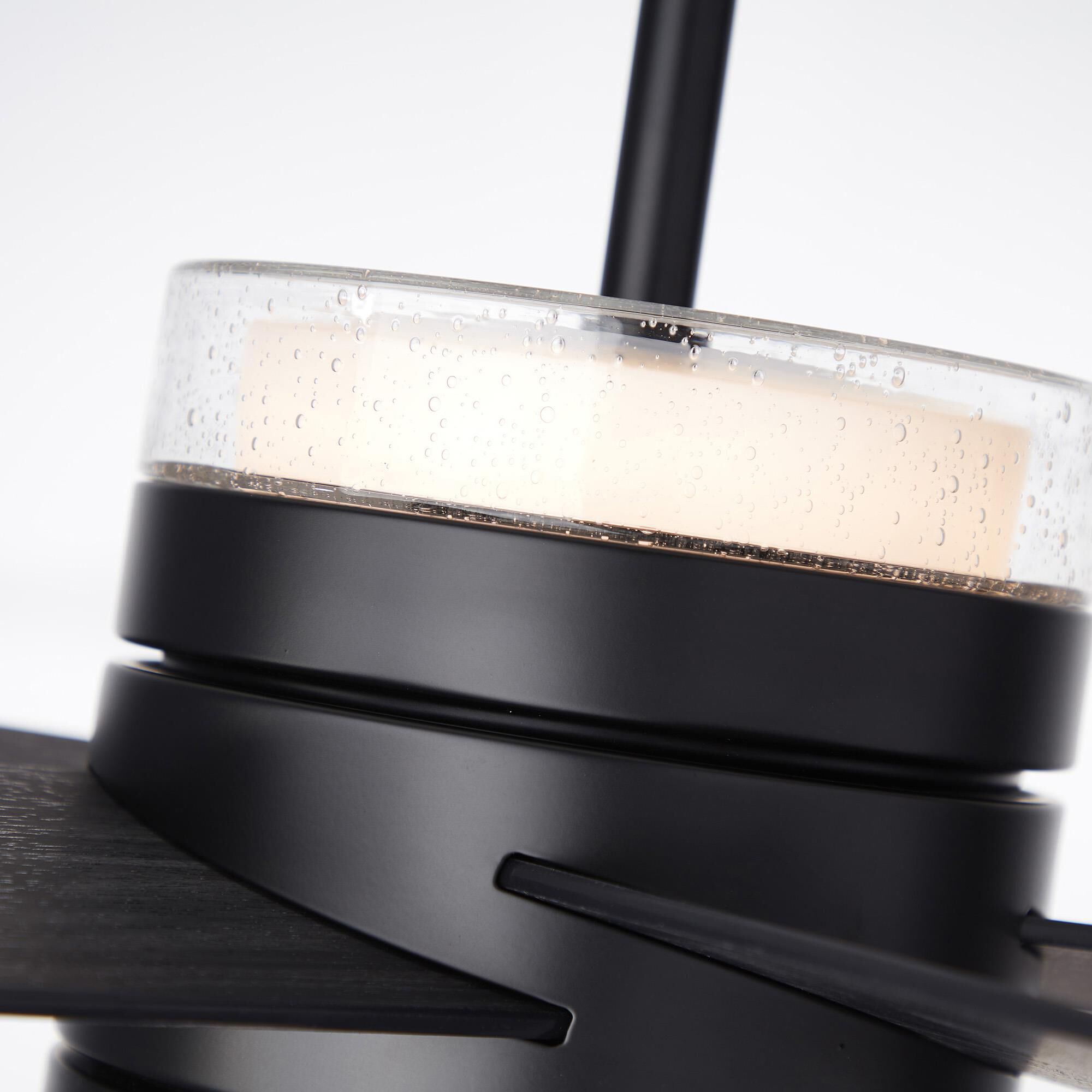 Shown in Barbeque Black finish and Opal Matte glass