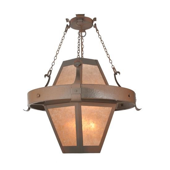 Bonanza 243 Inch Tall 6 Light Outdoor Hanging Lantern by Meyda Lighting