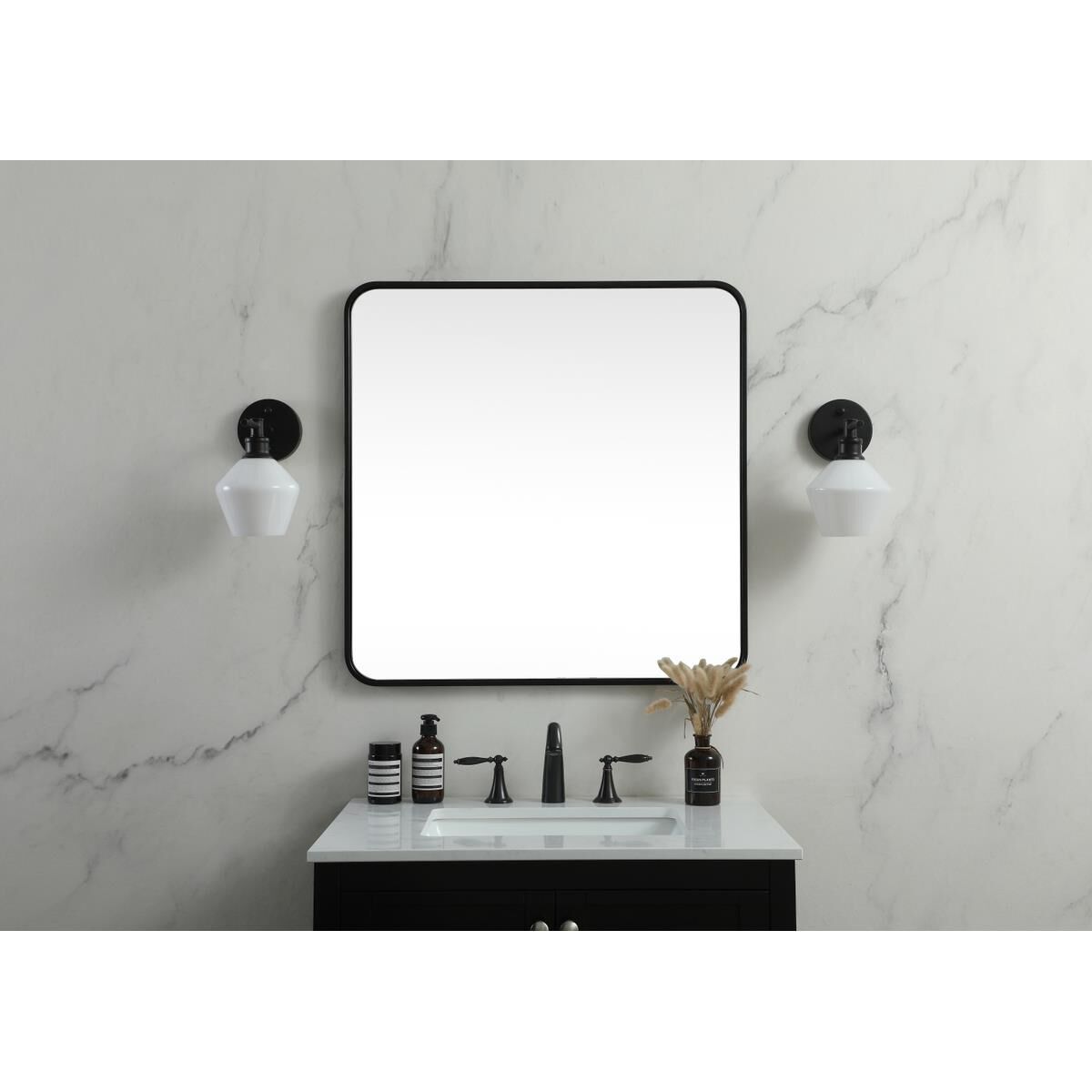 Shown in Black finish