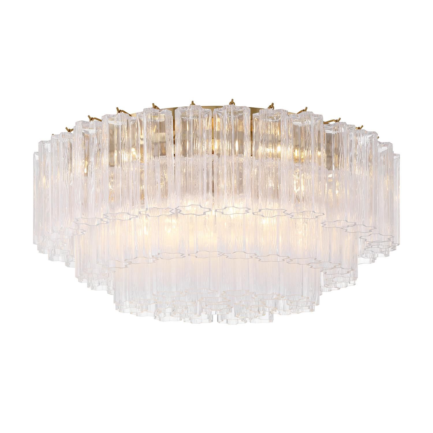 Addis 32 Inch Semi Flush Mount by Crystorama