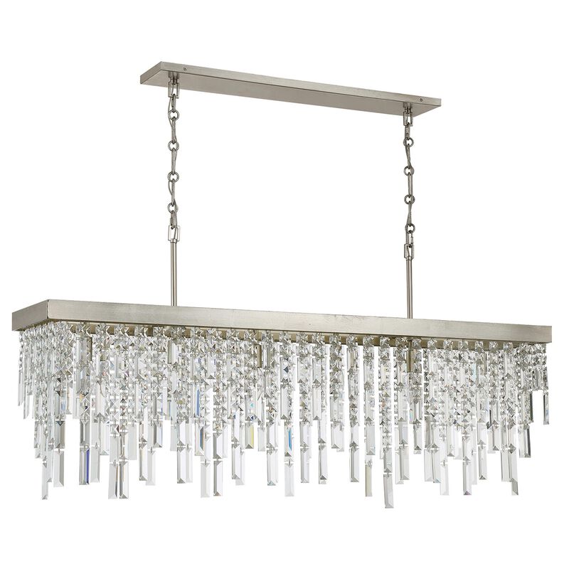 Winfield Medium Linear Chandelier by Crystorama