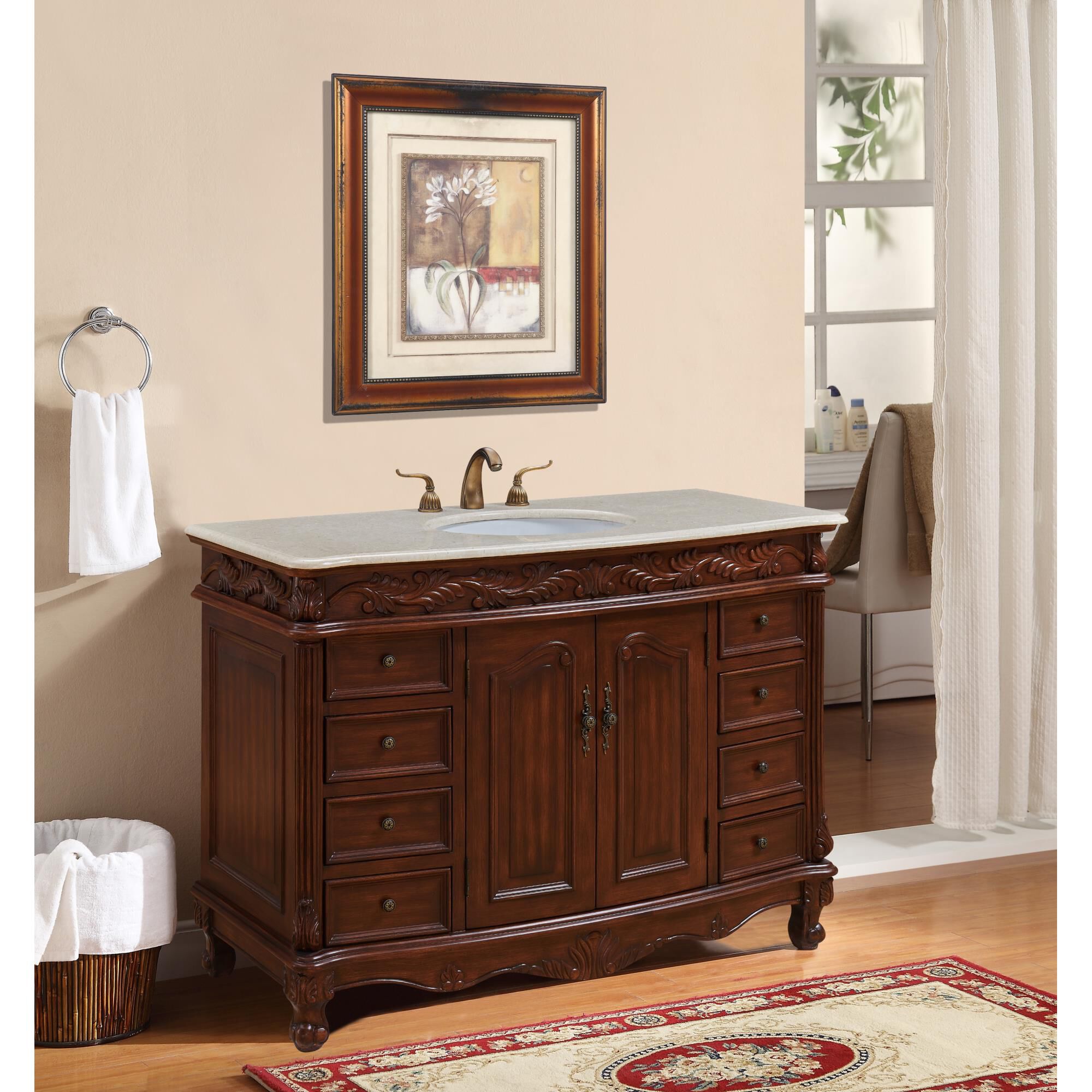 Bordeaux Bath Vanity by Elegant Decor