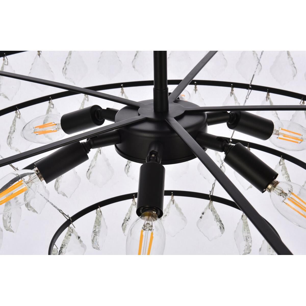 Ella 28 Inch Large Pendant by Elegant Lighting