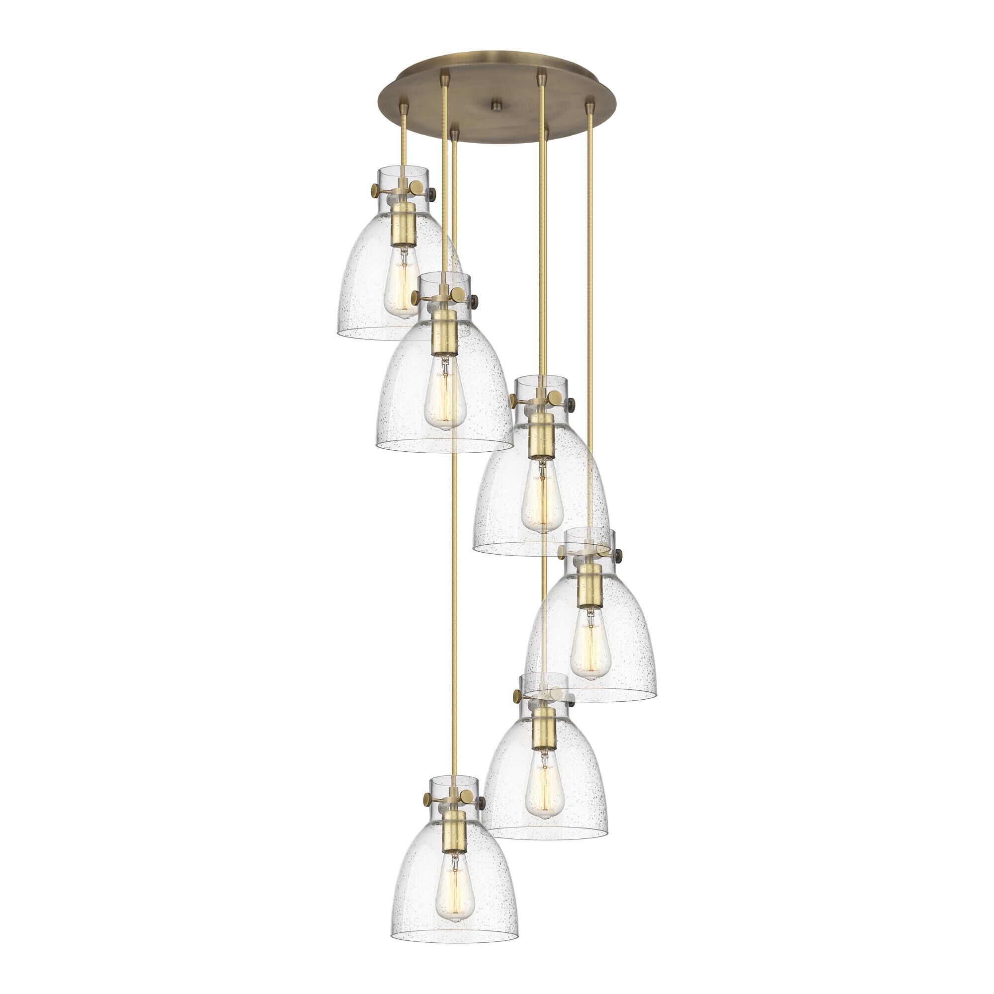 Bruno Marashlian Newton Bell 18 Inch 6 Light Multi Light Pendant by Innovations Lighting