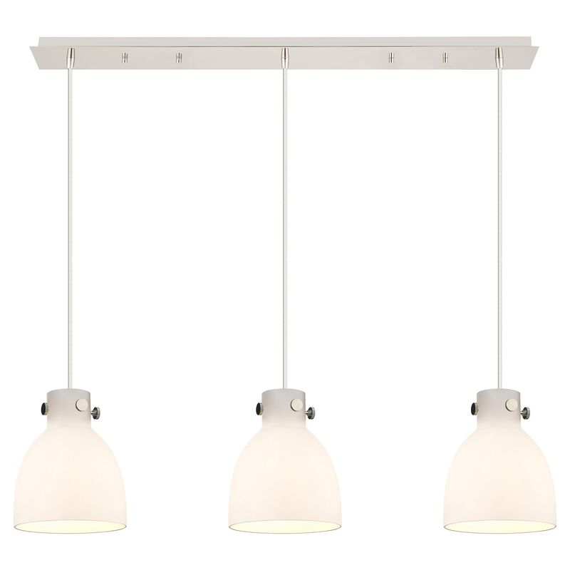 Bruno Marashlian Newton Bell 39 Inch 3 Light Linear Suspension Light by Innovations Lighting