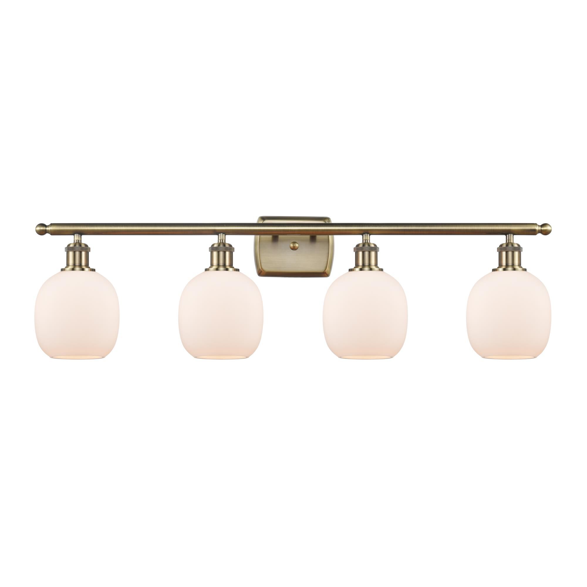 Shown in Antique Brass finish and Sphere glass and Glass shade