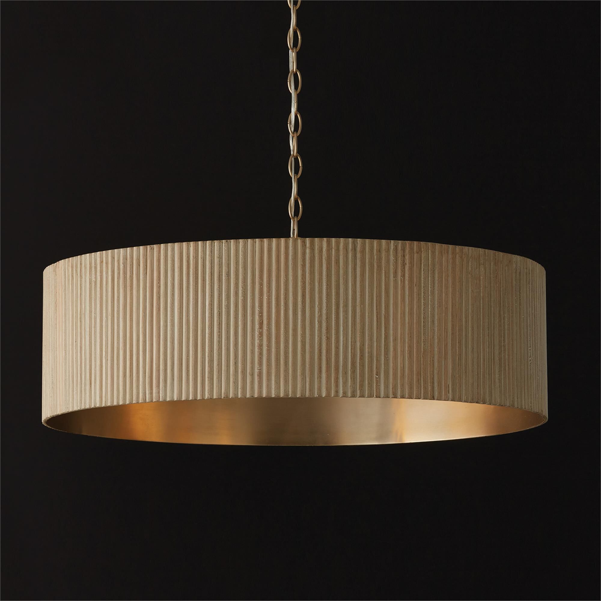 Shown in White Wash And Matte Brass finish