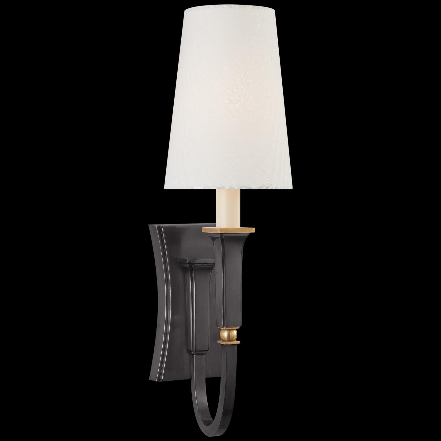 Visual Comfort Signature Collection Thomas O'Brien Delphia 17 Inch Wall Sconce