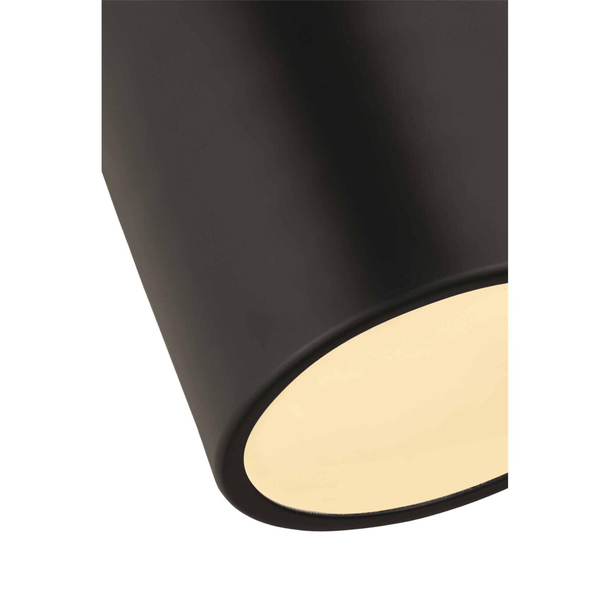 Shown in Matte Black finish and Steel glass and Steel shade