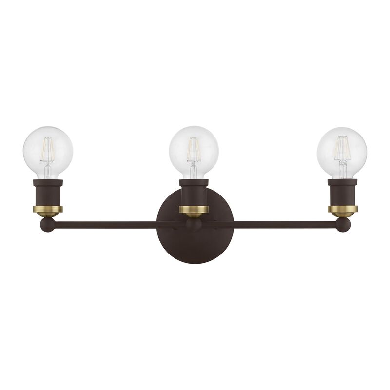 Lansdale 20 Inch 3 Light Bath Vanity Light by Livex Lighting
