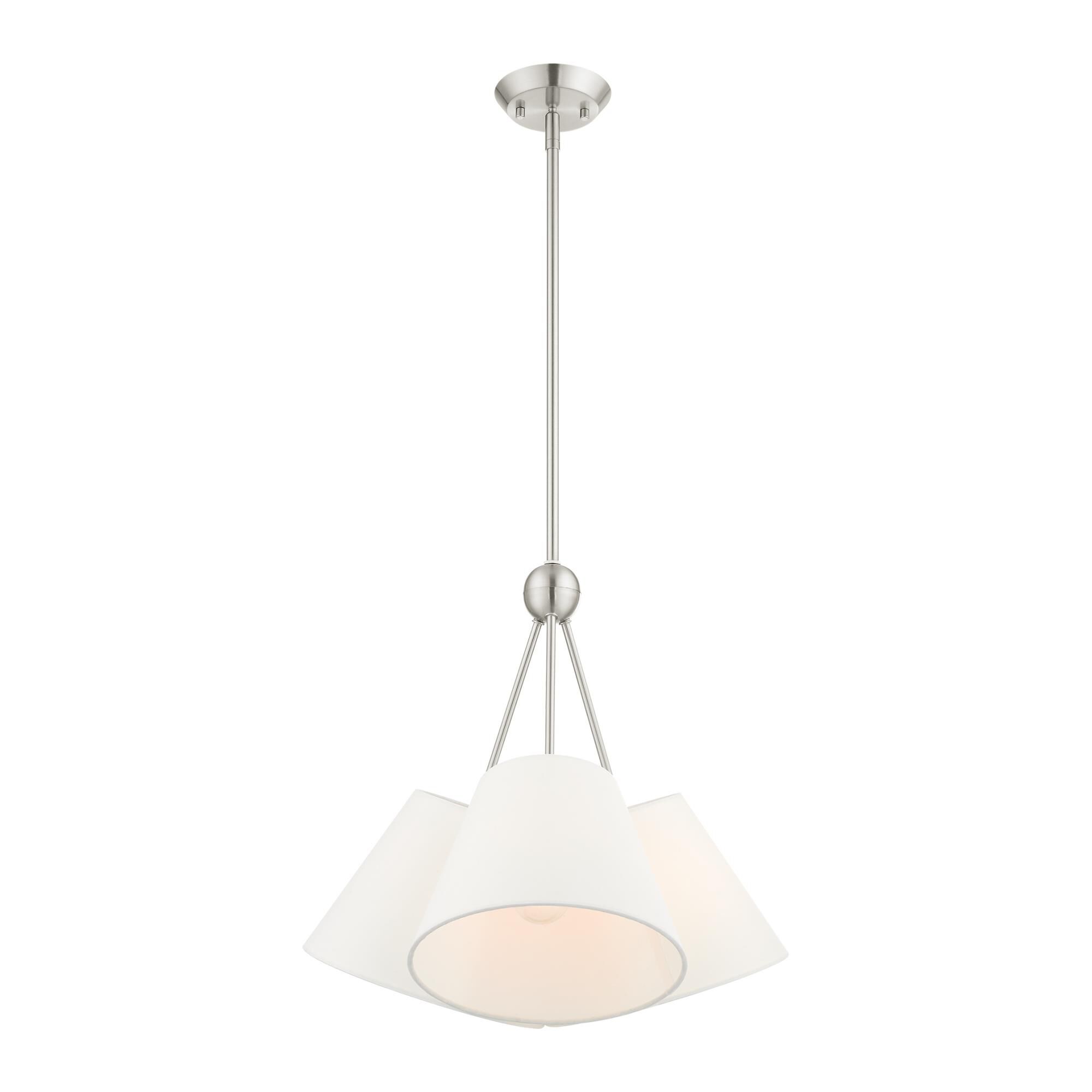 Prato 3 Light Multi Light Pendant by Livex Lighting