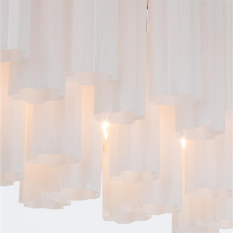 Addis Large Linear Chandelier by Crystorama