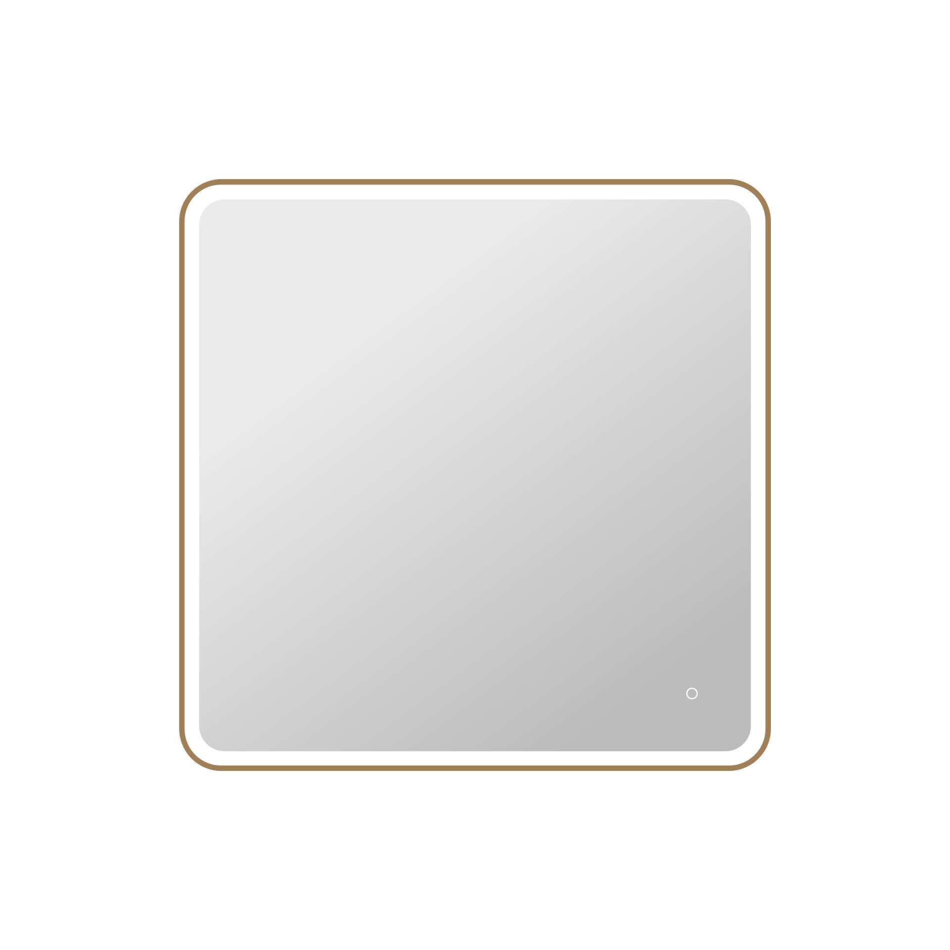 Harmoni 42 Inch Round LED Lighted Mirror by Elegant Decor