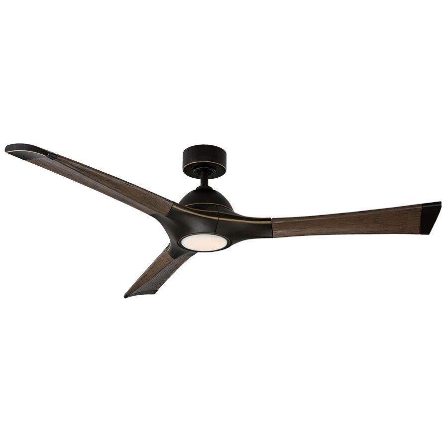 Woody Outdoor Rated 60 Inch Ceiling Fan with Light Kit by Modern Forms