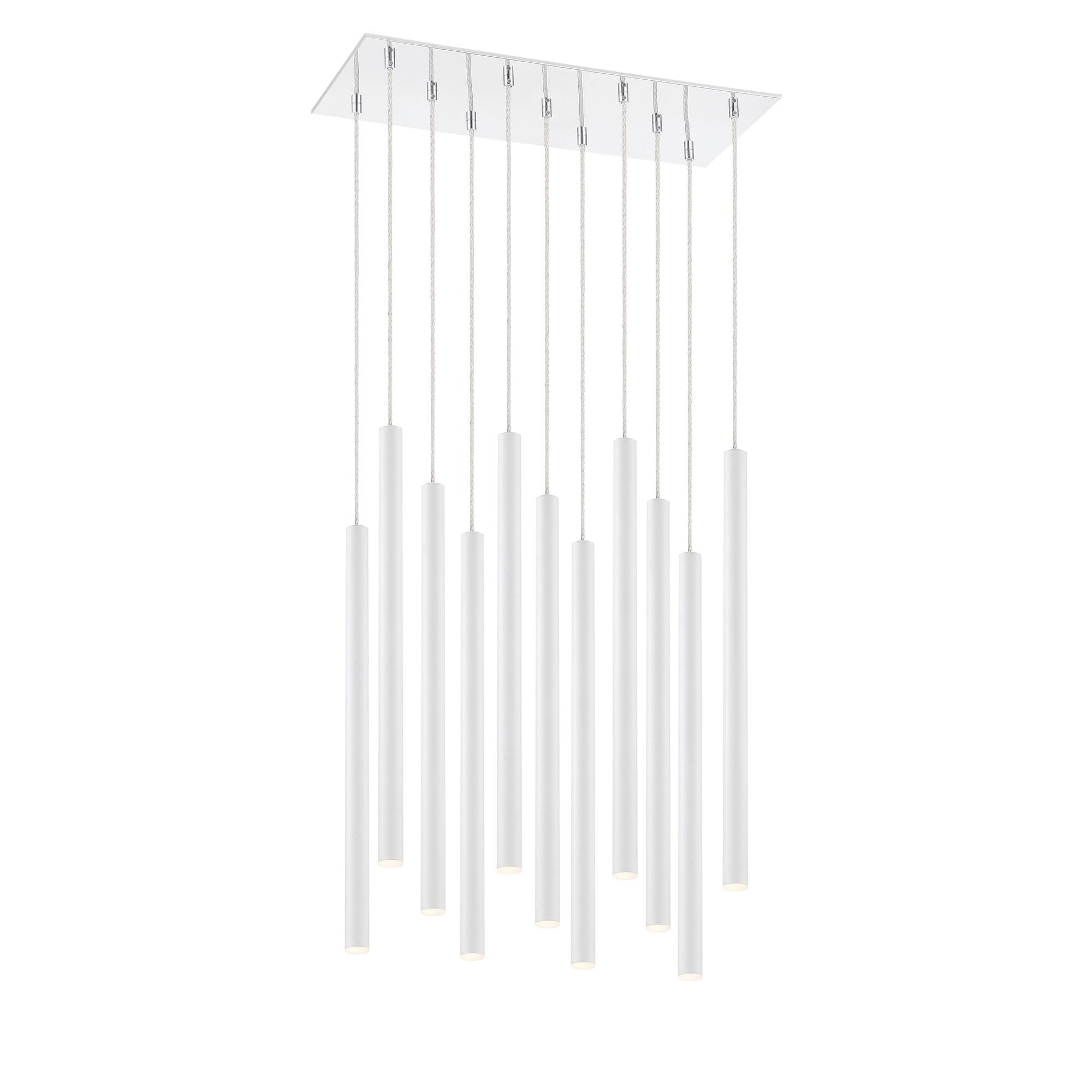 Shown in Chrome finish and Steel glass and Steel shade
