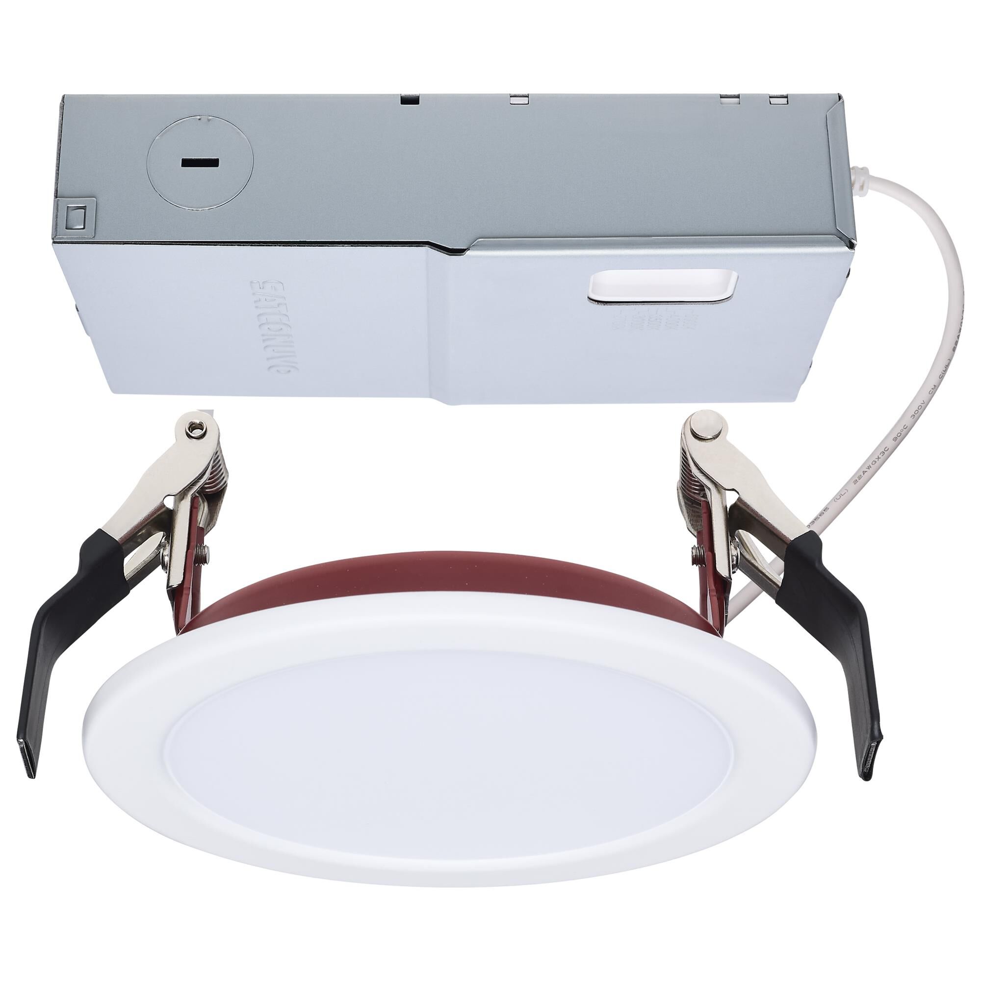 Shown in White and Red finish