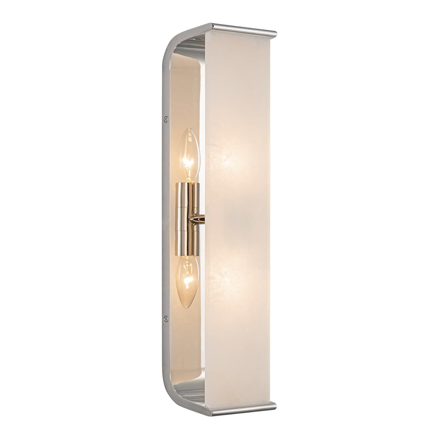 Shown in Polished Nickel/Alabaster finish