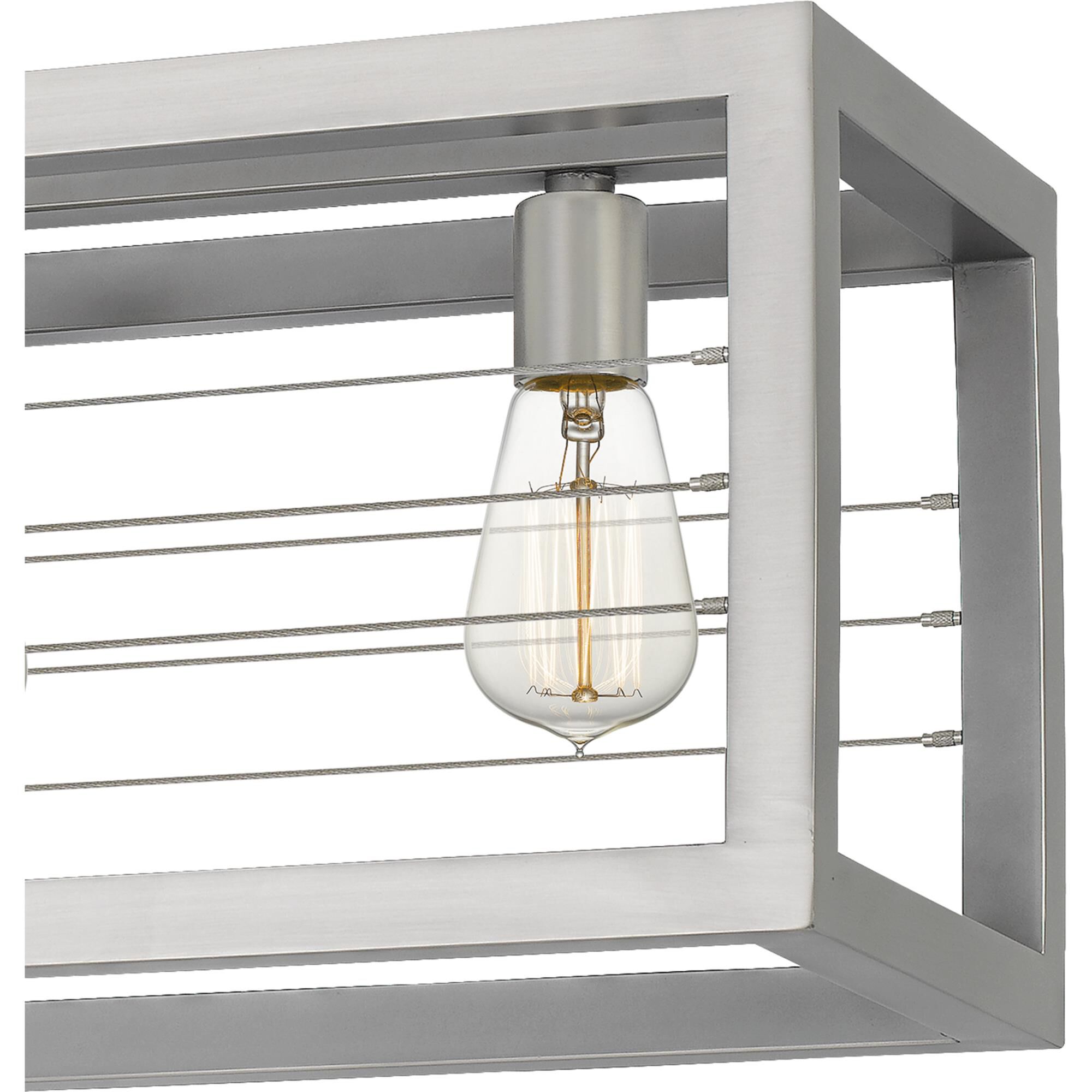 40 Inch 5 Light Linear Suspension Light by Quoizel