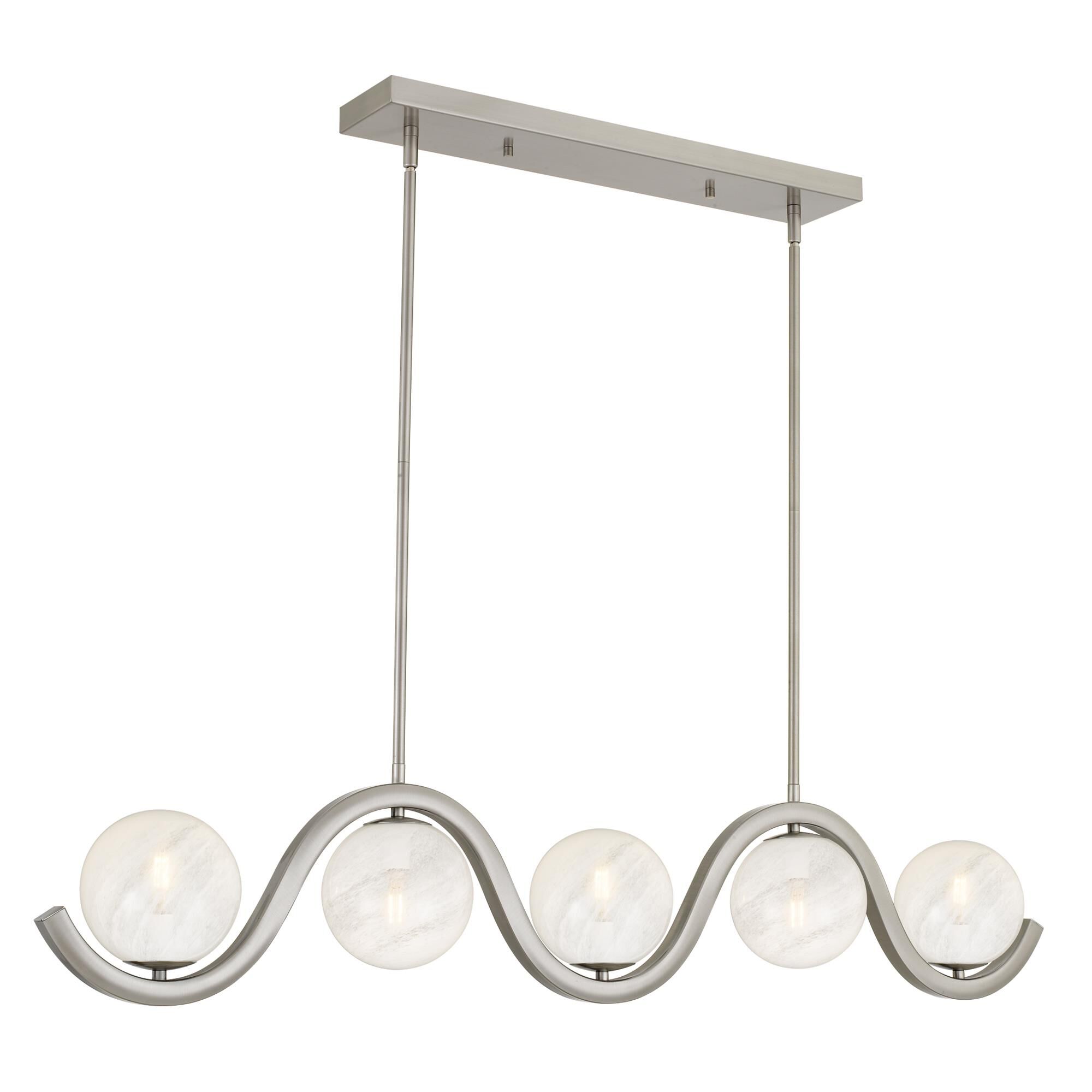 Spherical 49 Inch Linear Suspension Light by Quoizel