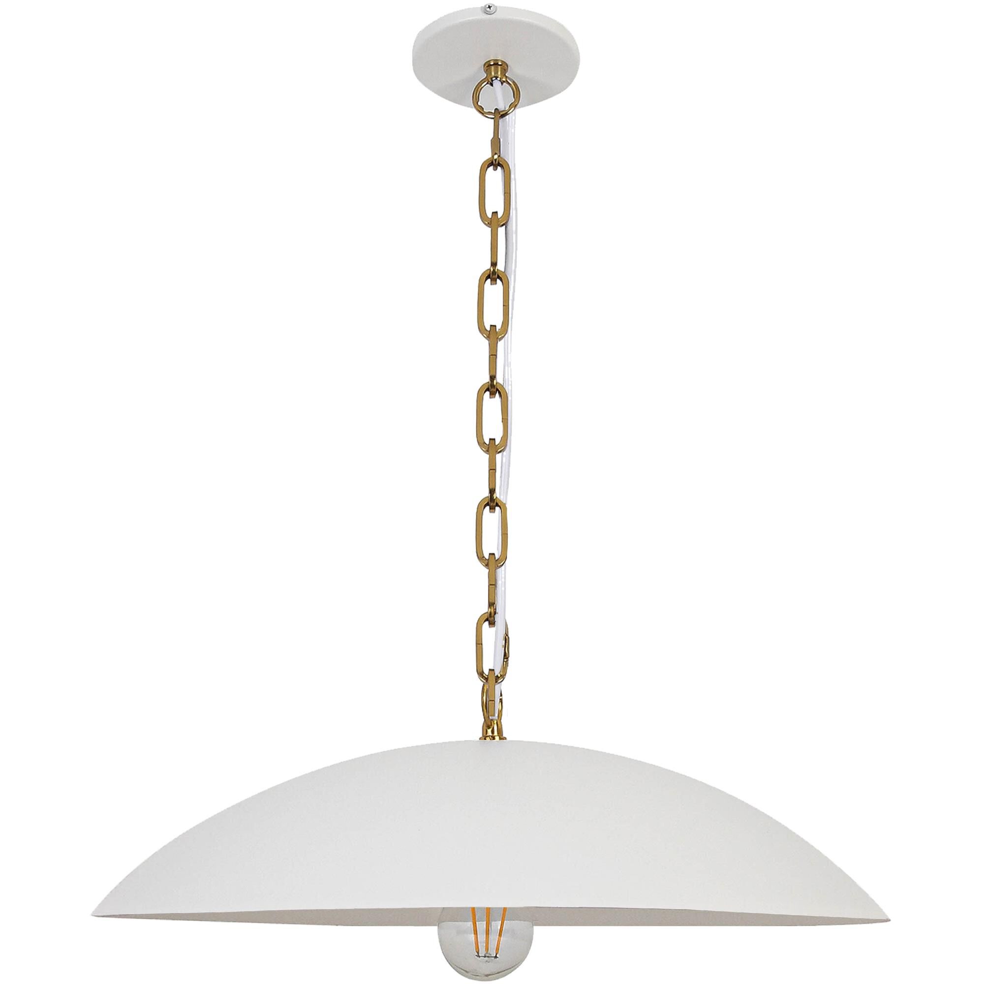 Shown in Matte White finish and Matte White shade