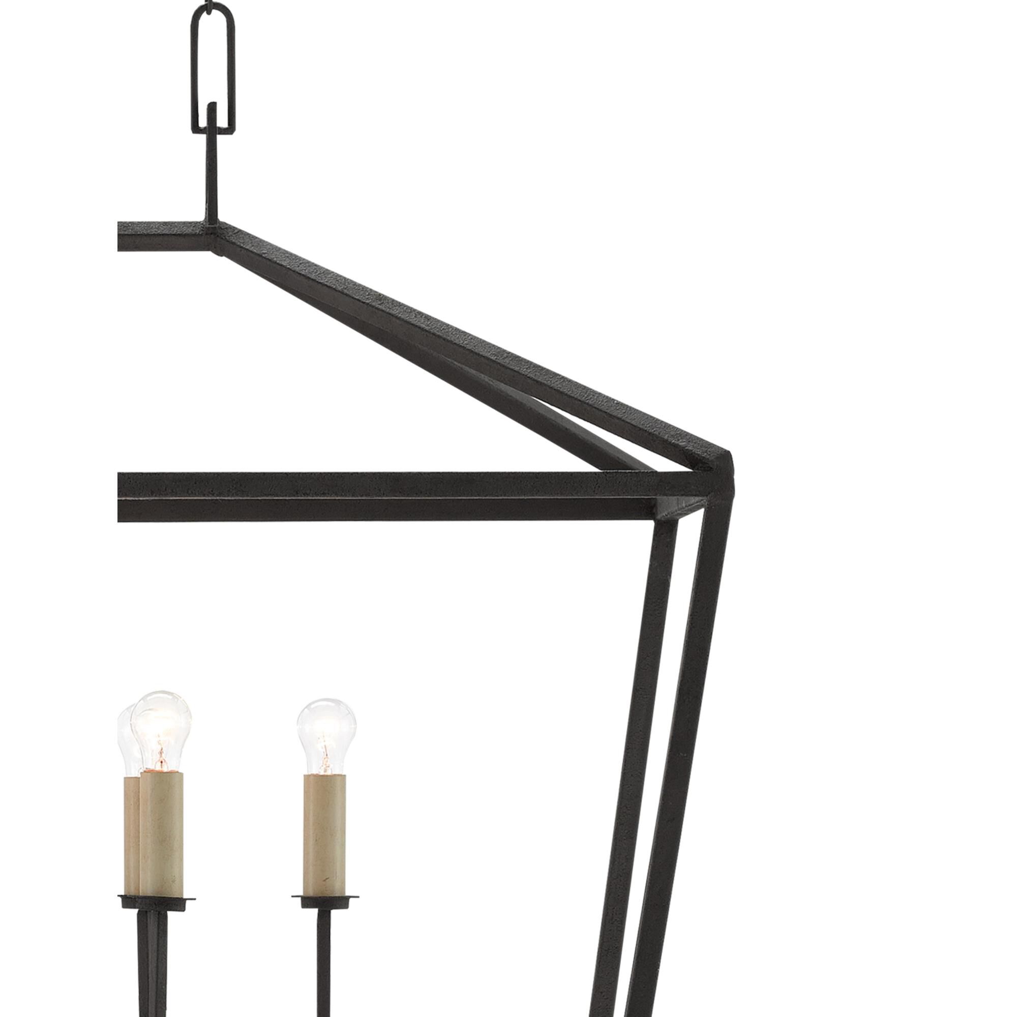 Denison 40 Inch 6 Light Linear Suspension Light by Currey and Company