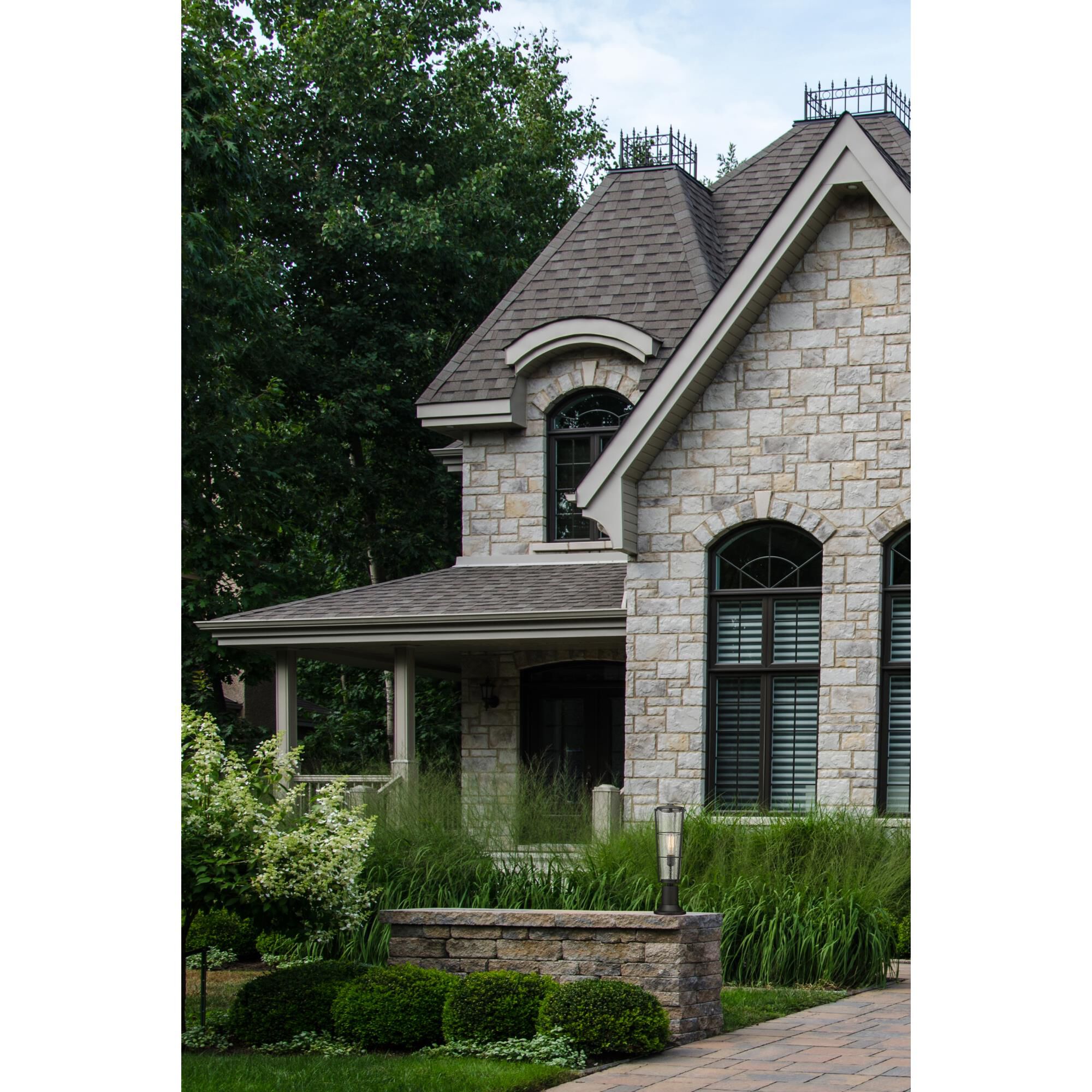 Z-Lite Helix 22 Inch Tall Outdoor Pier Lamp