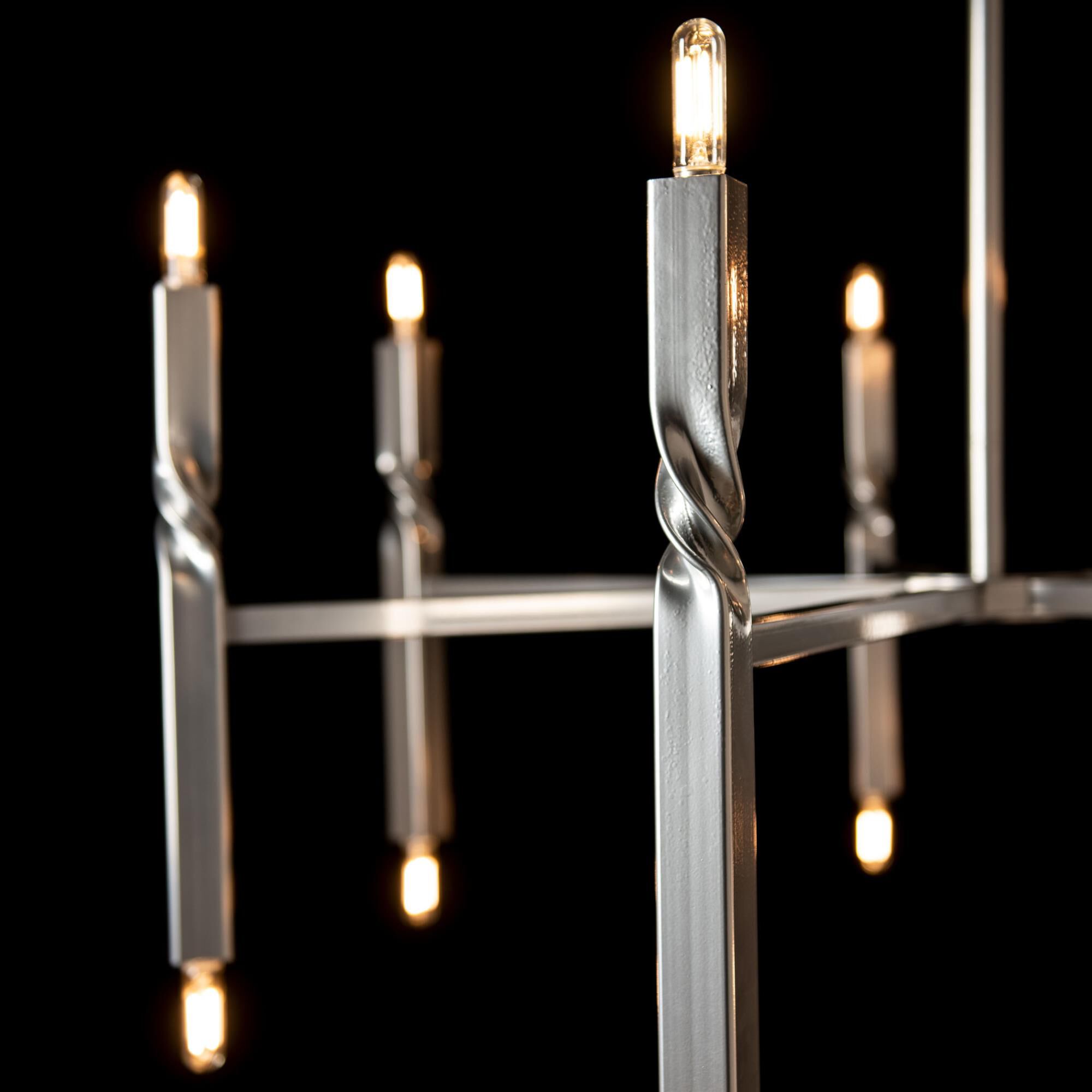 Helix 37 Inch 14 Light Chandelier by Hubbardton Forge