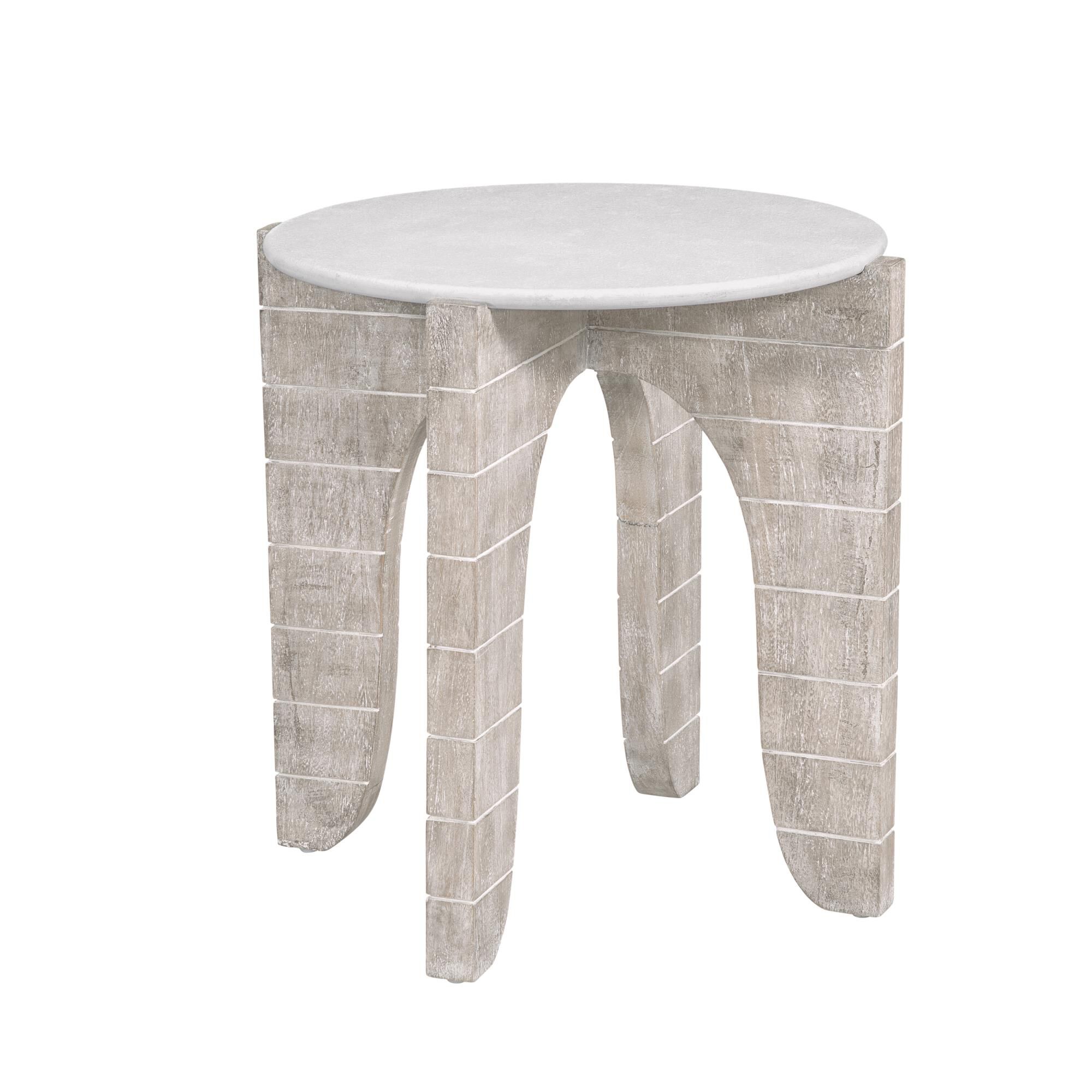 Bali 24 Inch End Table by Bassett Mirror Company