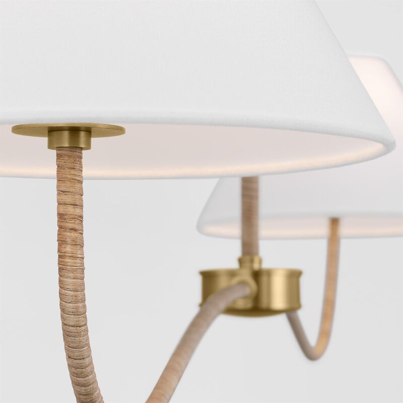 Chapman & Myers Laguna Medium Linear Chandelier by Visual Comfort Studio