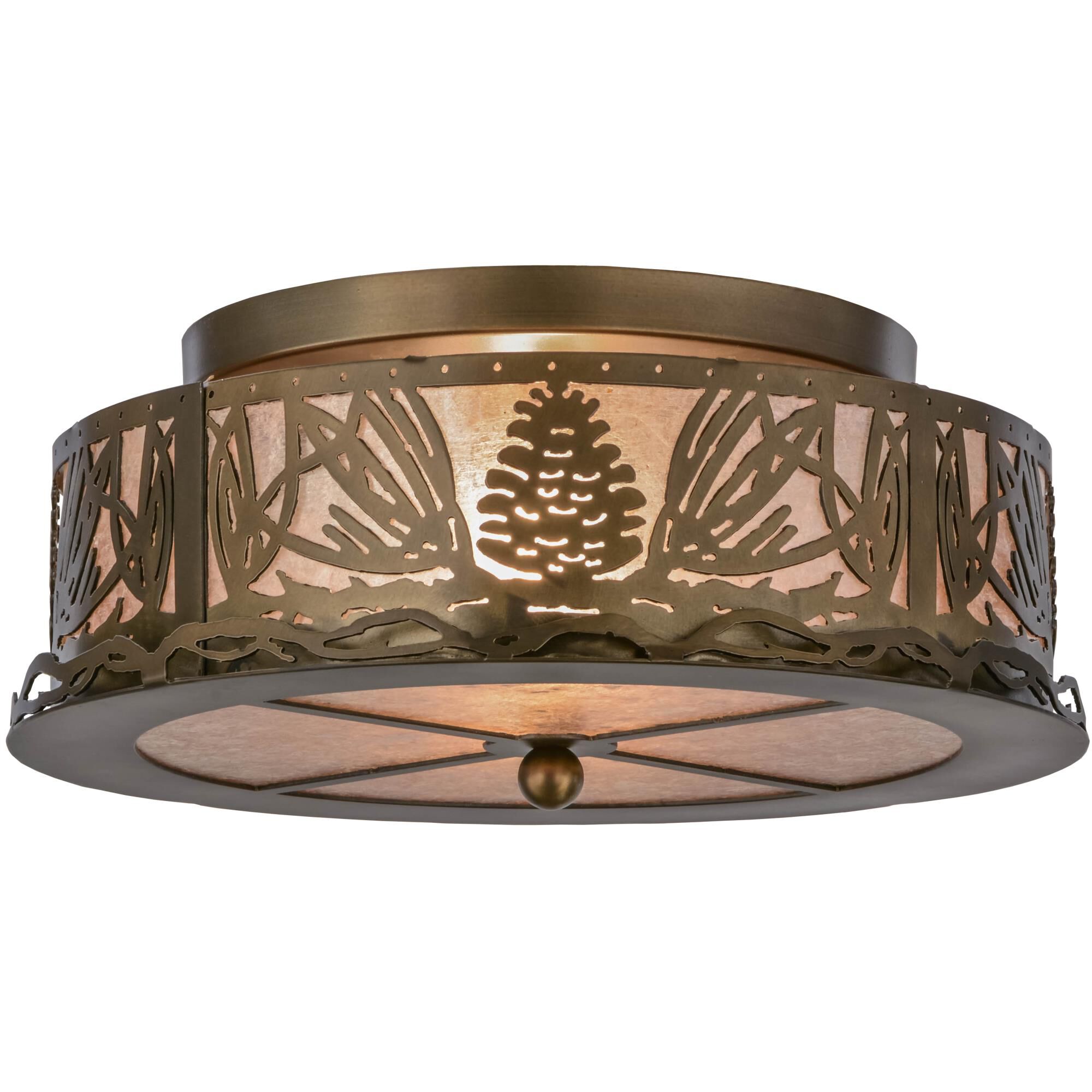 16 Inch 2 Light Flush Mount by Meyda Lighting