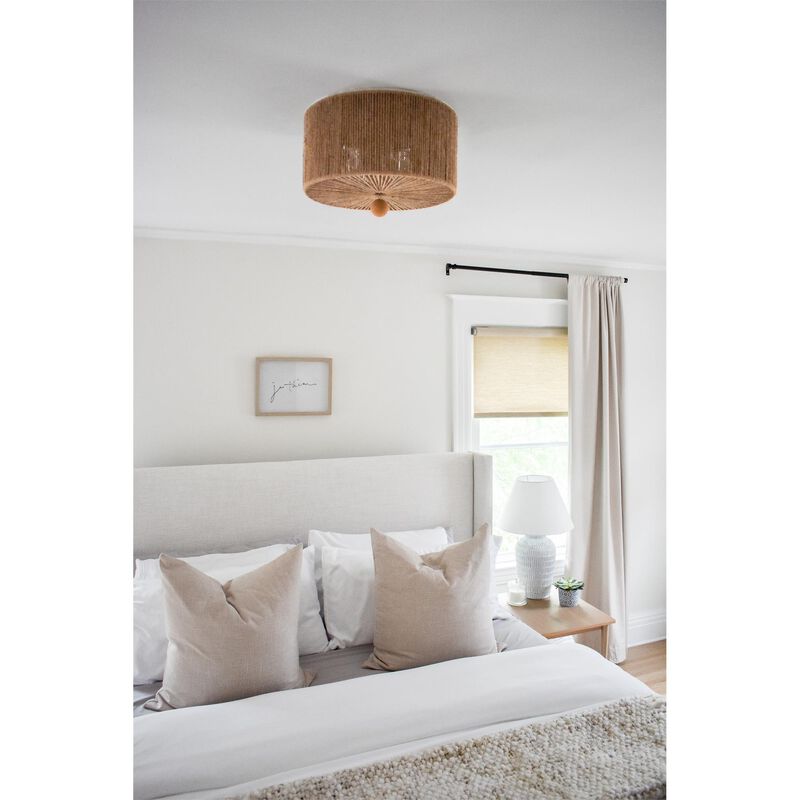 Jessa 16 Inch 3 Light Semi Flush Mount by Crystorama