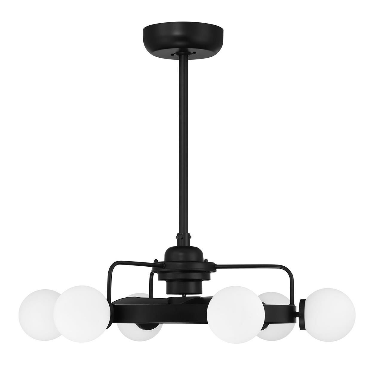 Shown in Matte Black finish and Opal glass