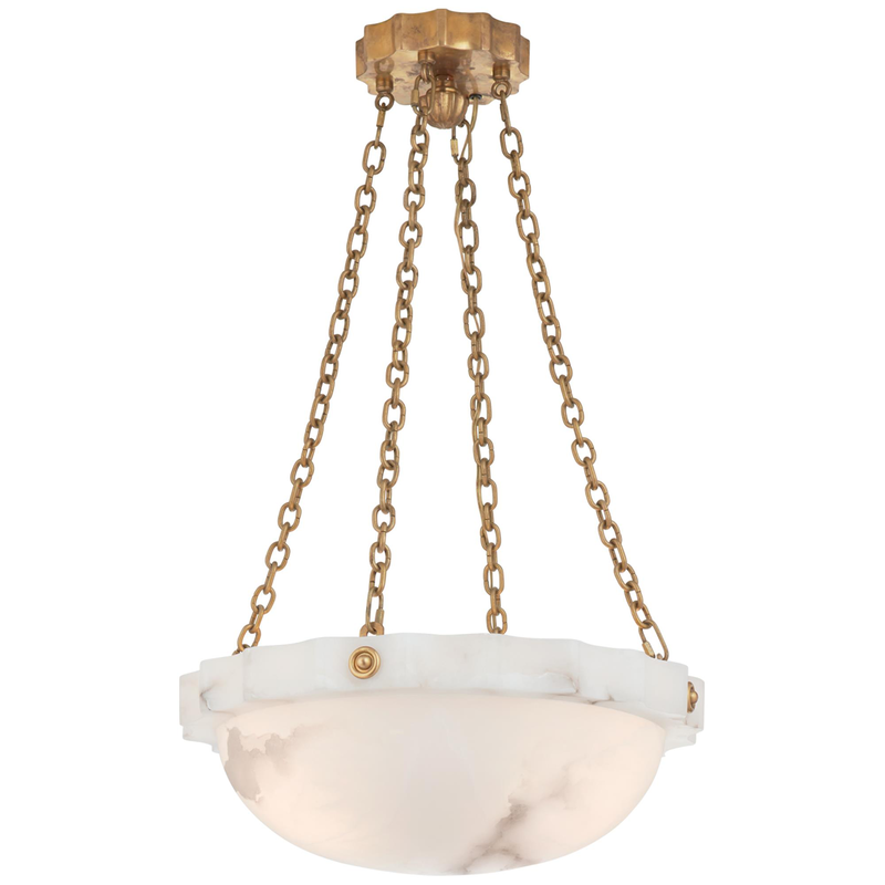 Chapman & Myers Fluted Band 18 Inch Large Pendant by Visual Comfort Signature Collection