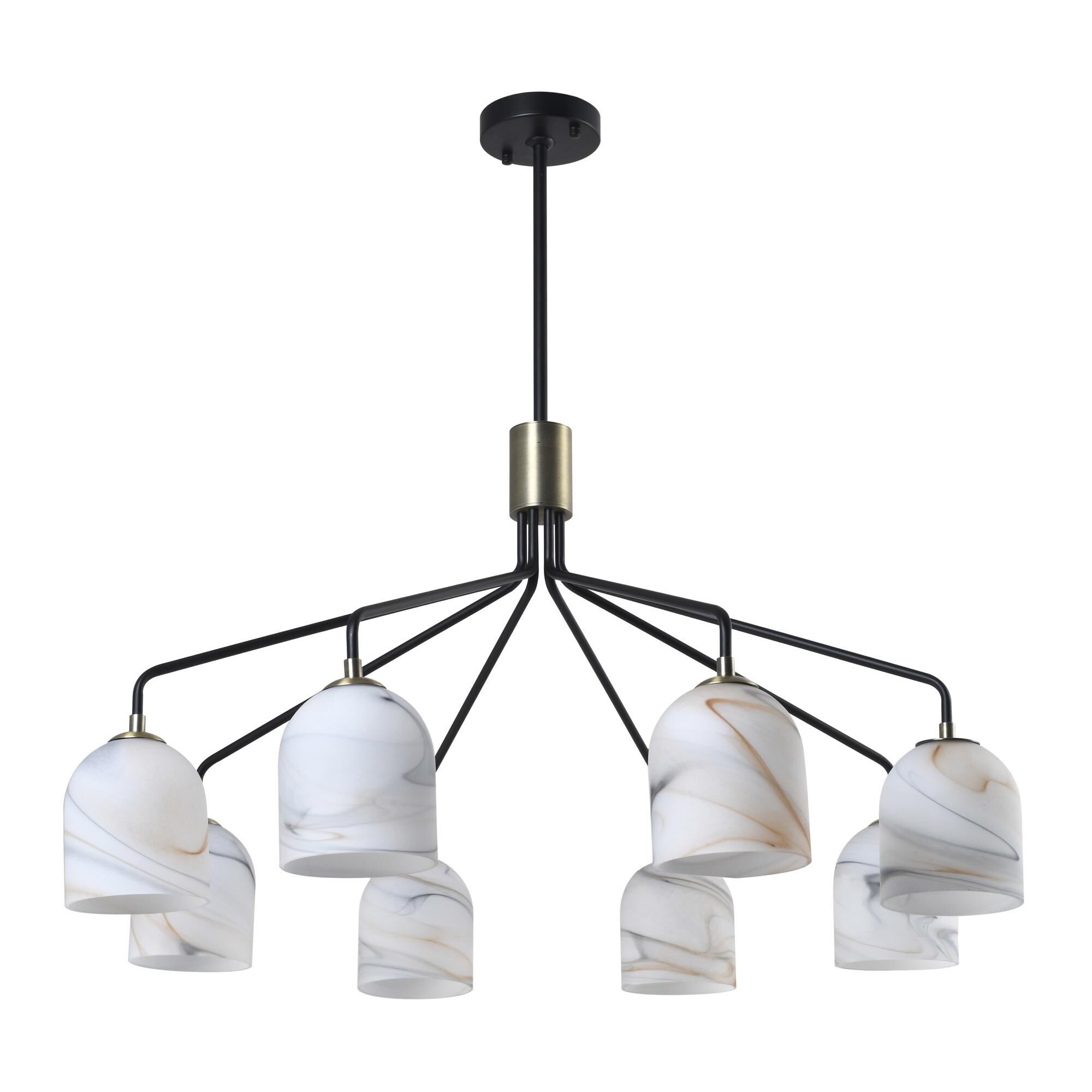 S&C Crema 34 Inch Chandelier by Artcraft