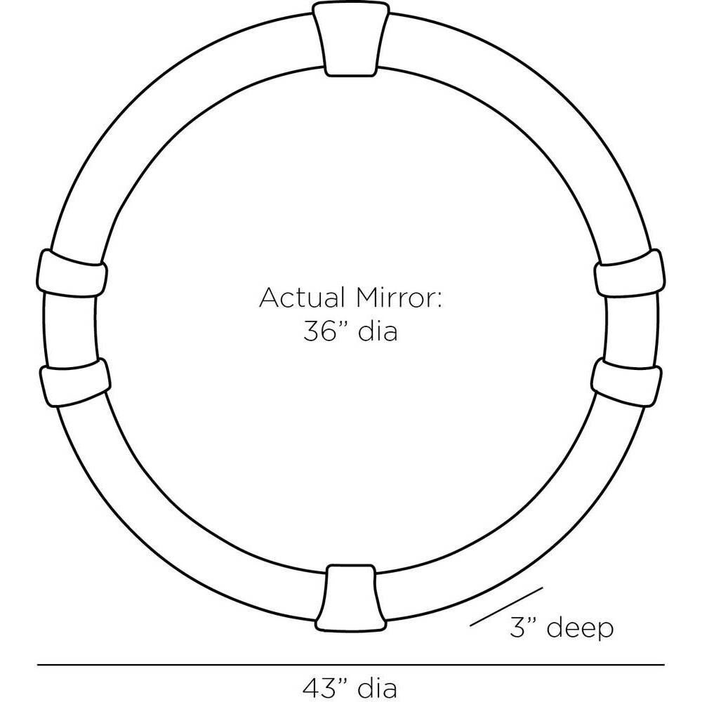 Bresnahan 43 Inch Decorative Mirror by Arteriors Home