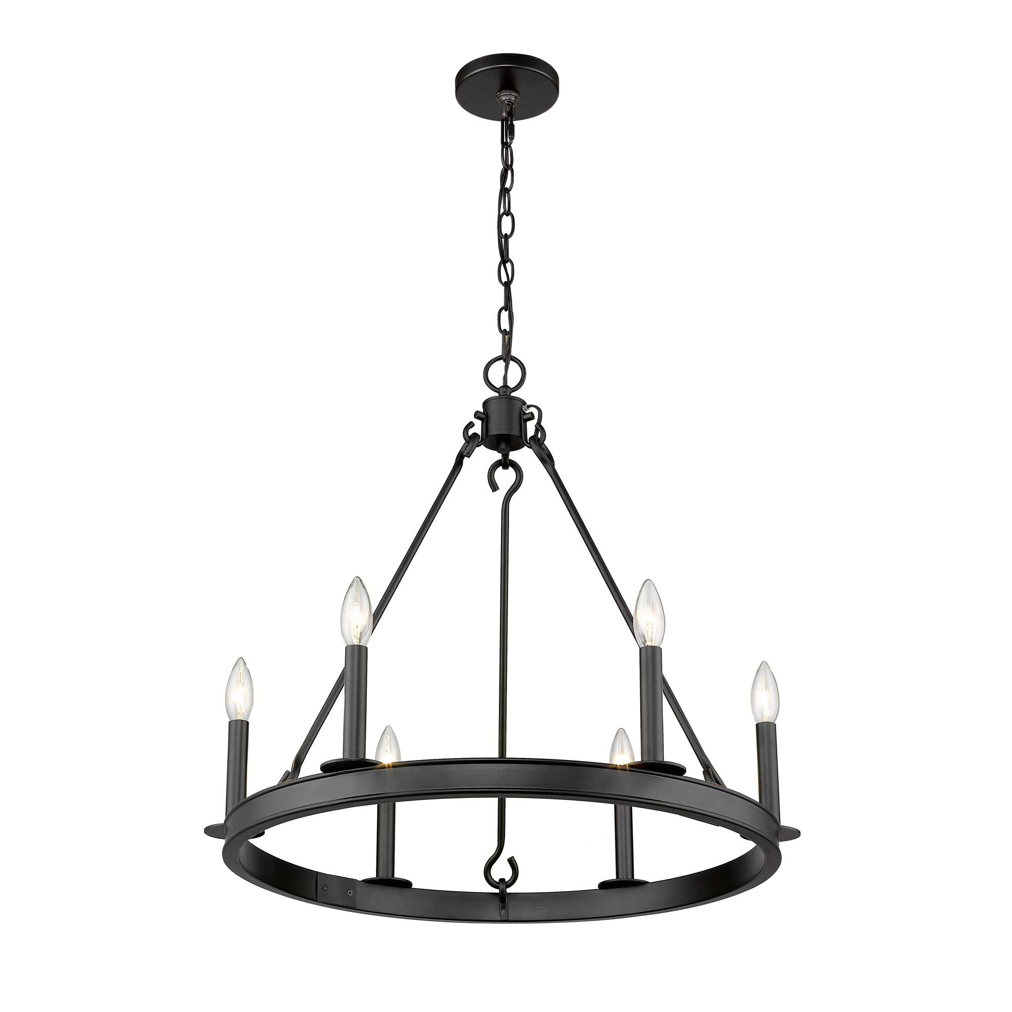 Shown in Matte Black finish and --- glass and --- shade