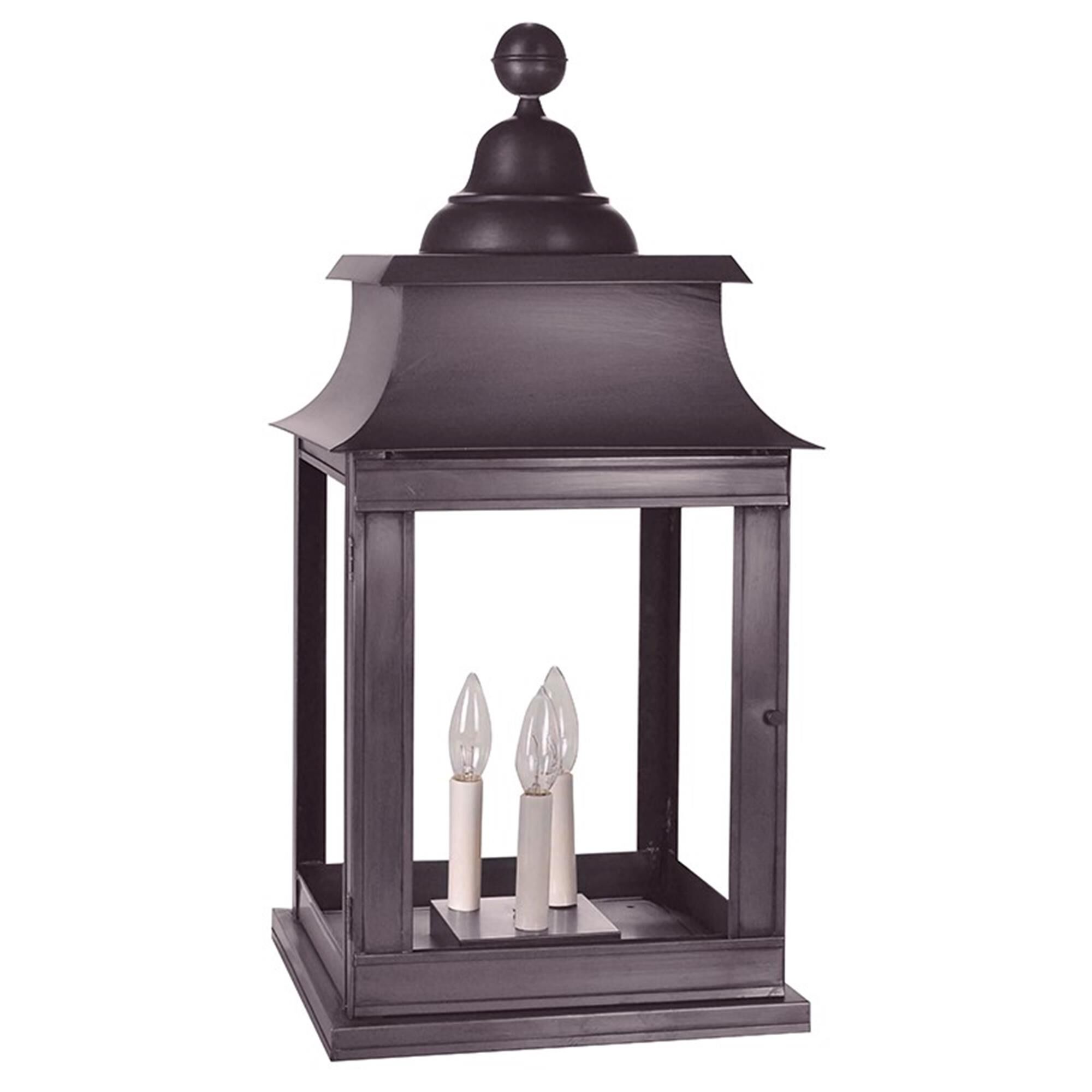 Concord 25 Inch Tall 3 Light Outdoor Pier Lamp by Northeast Lantern