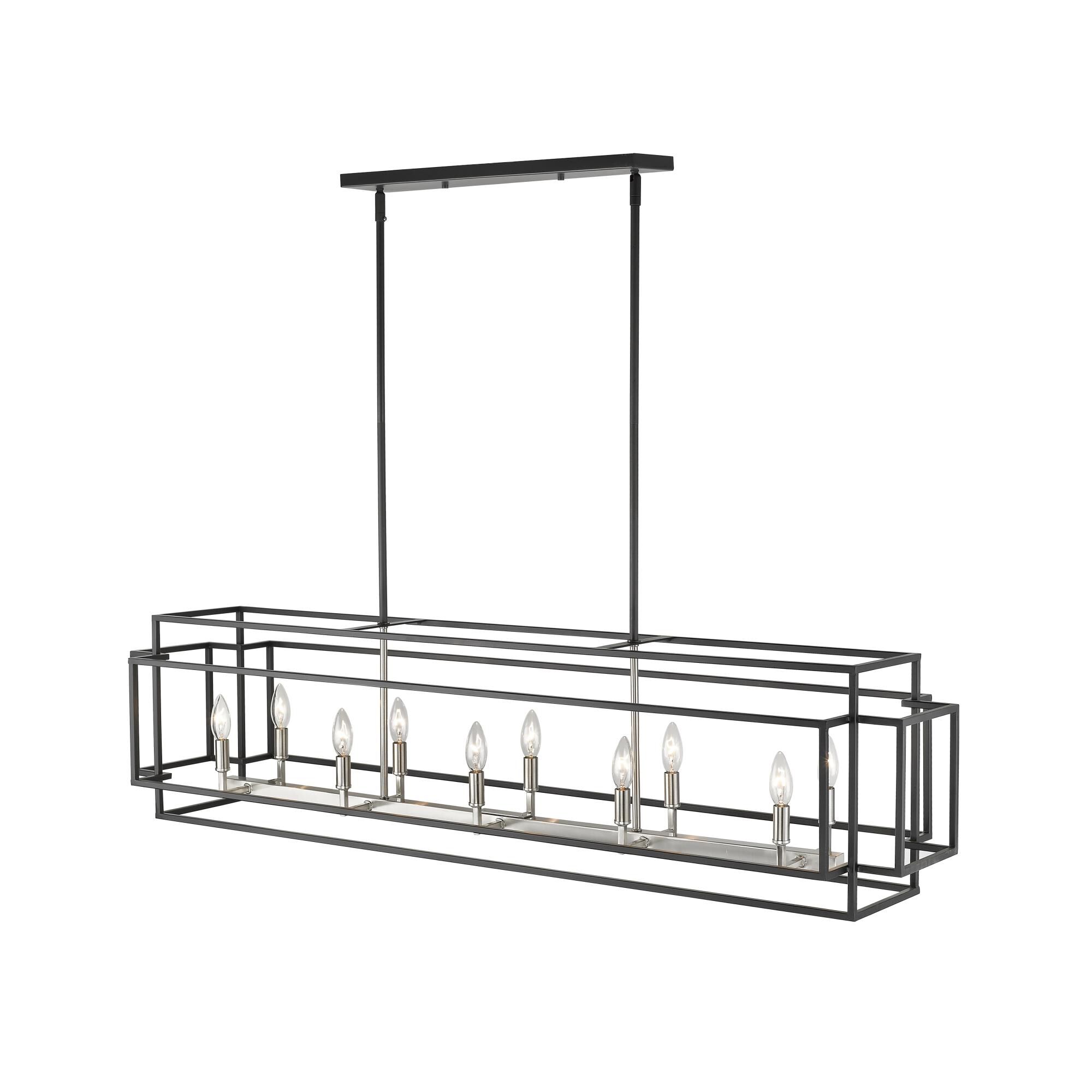 Titania 54 Inch 10 Light Linear Suspension Light by Z-Lite