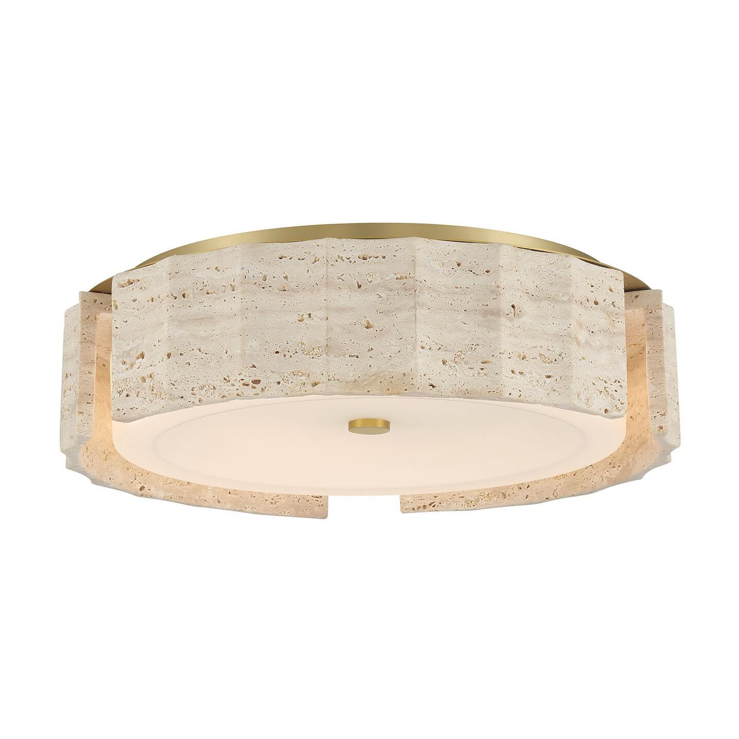 Shown in Gold finish and Opal Etched glass