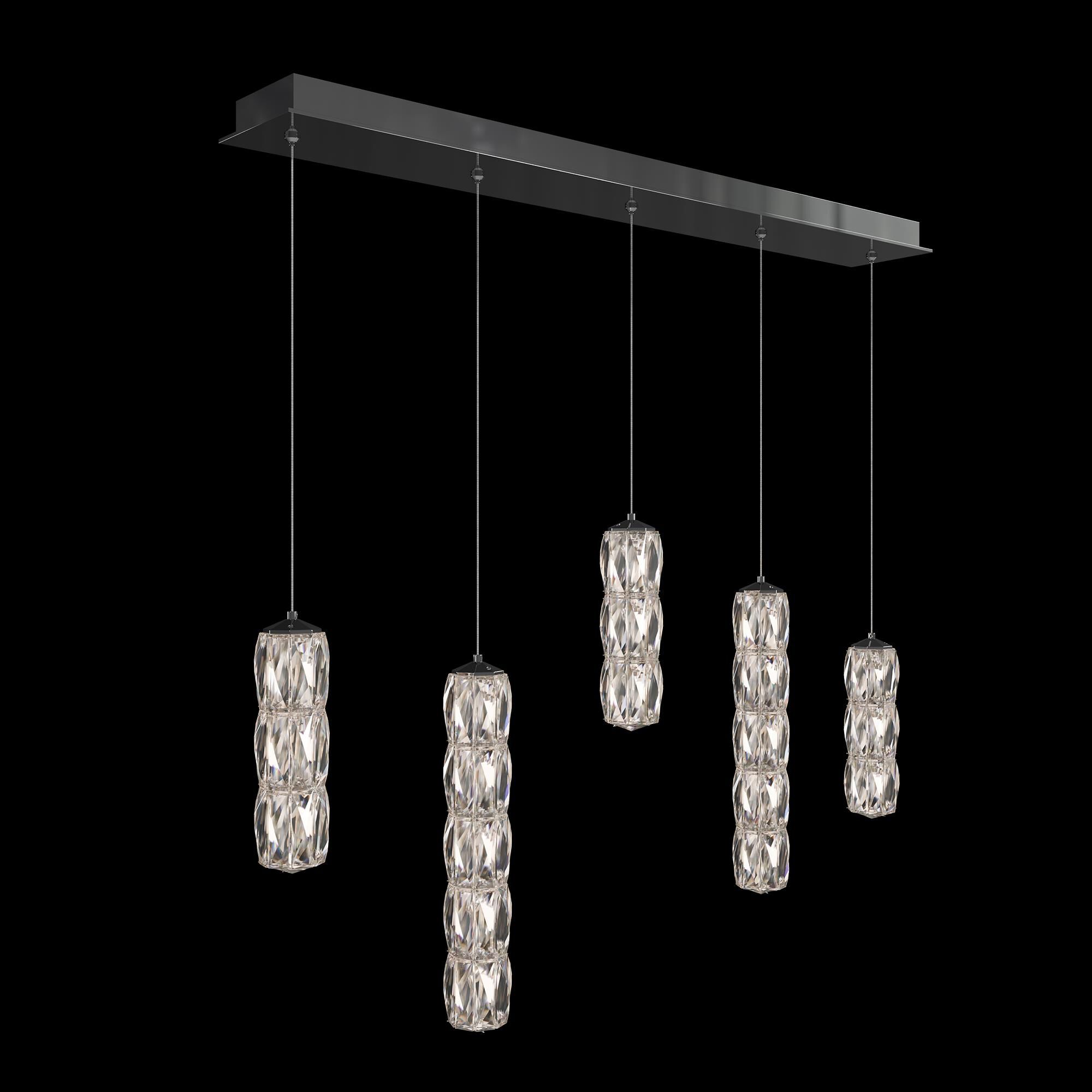 Shown in Stainless Steel finish and Clear Radiance crystal